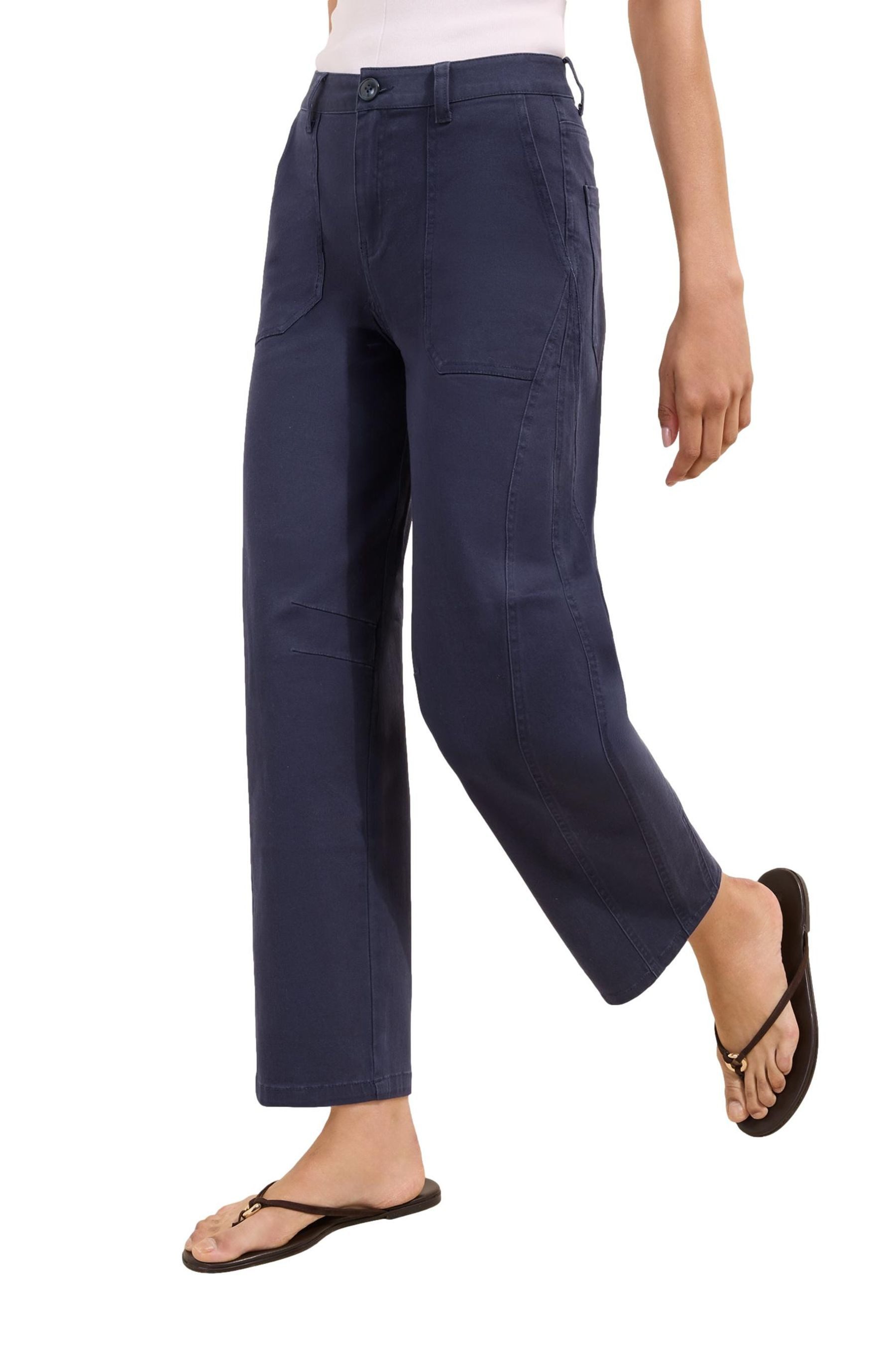 Weite Jeans Friends Like These Barrel-Hose mit Seitentaschen