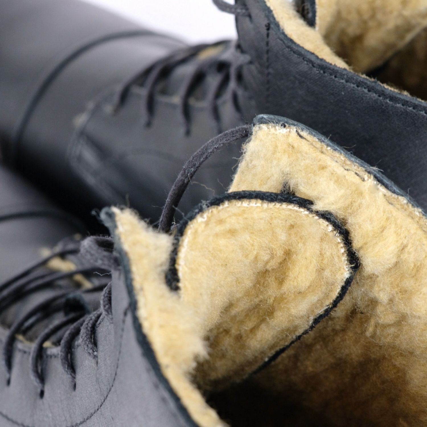 SORBAS '89 gefütterte Lederstiefel Schnürstiefel