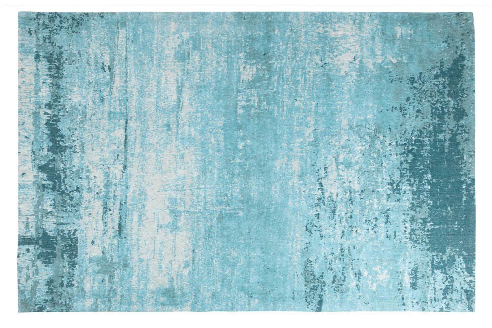 riess-ambiente Teppich MODERN ART 240x160cm türkis beige, rechteckig, Höhe: 10 mm, Used Look · Vintage Design · Wohnzimmer