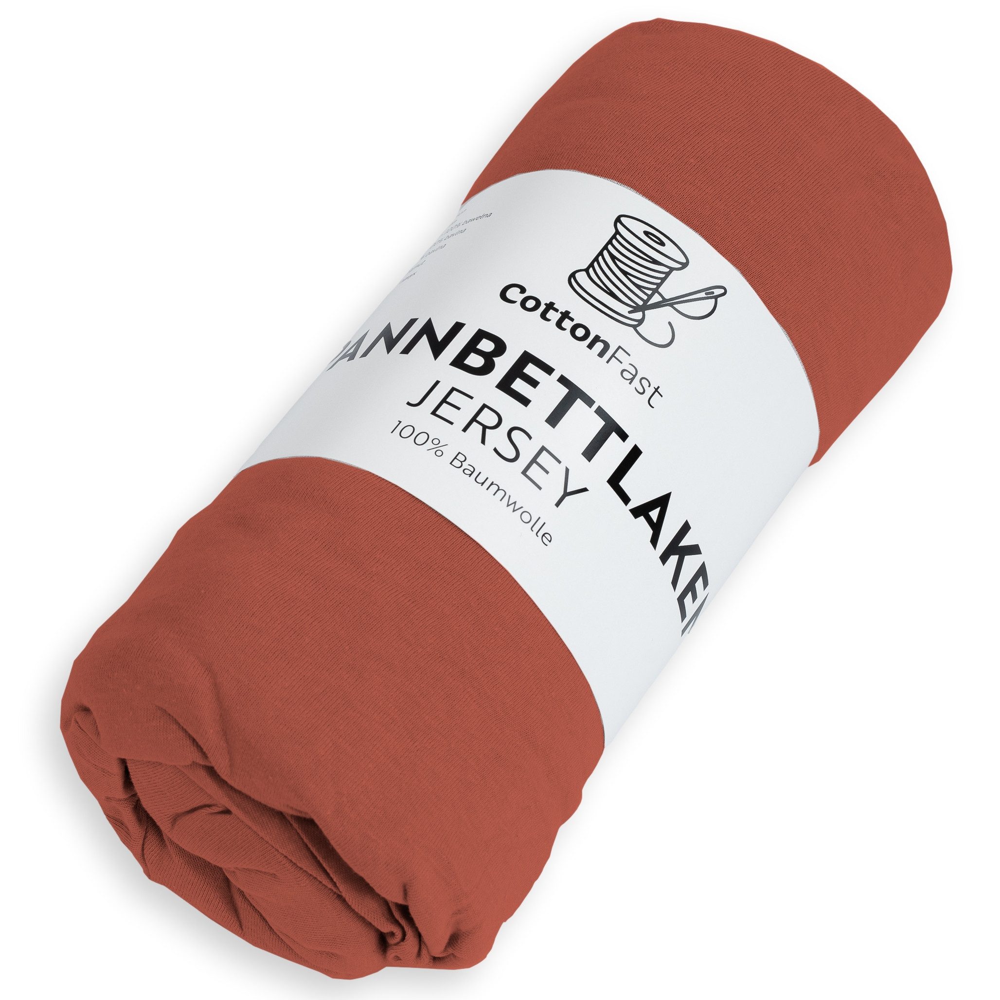COTTONFAST Spannbettlaken Spannbettlaken Jersey 90x200 cm mit Gummizug 100% Baumwolle, Ideal für Schlafzimmer Gästezimmer und Apartments!