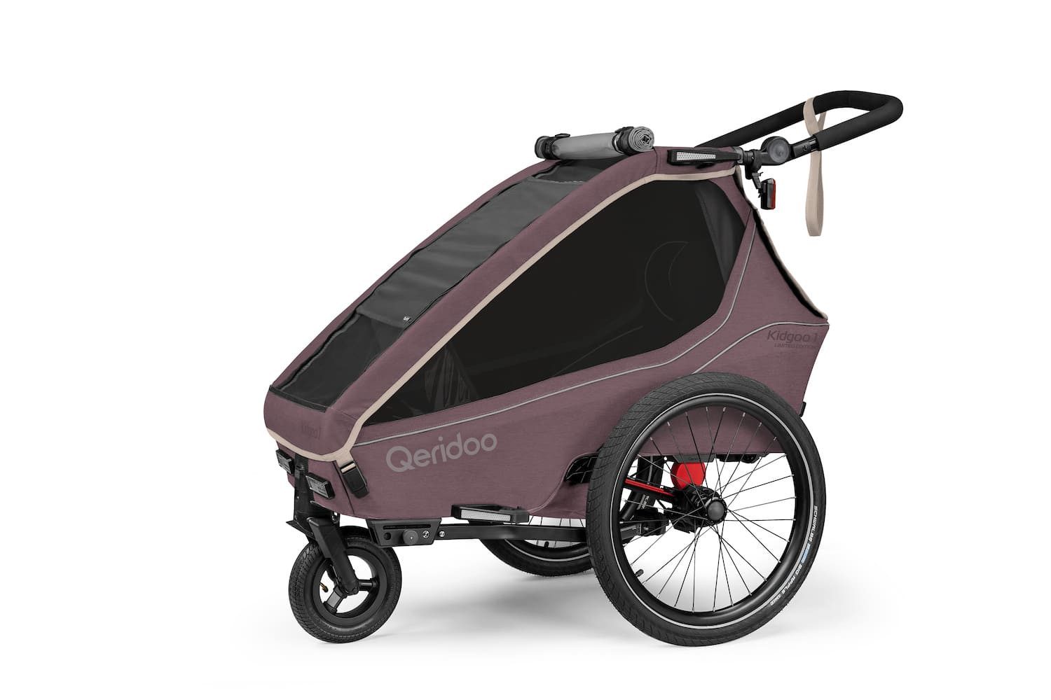 Qeridoo Fahrradkinderanhänger Kidgoo 1 für 1 Kind (2026)