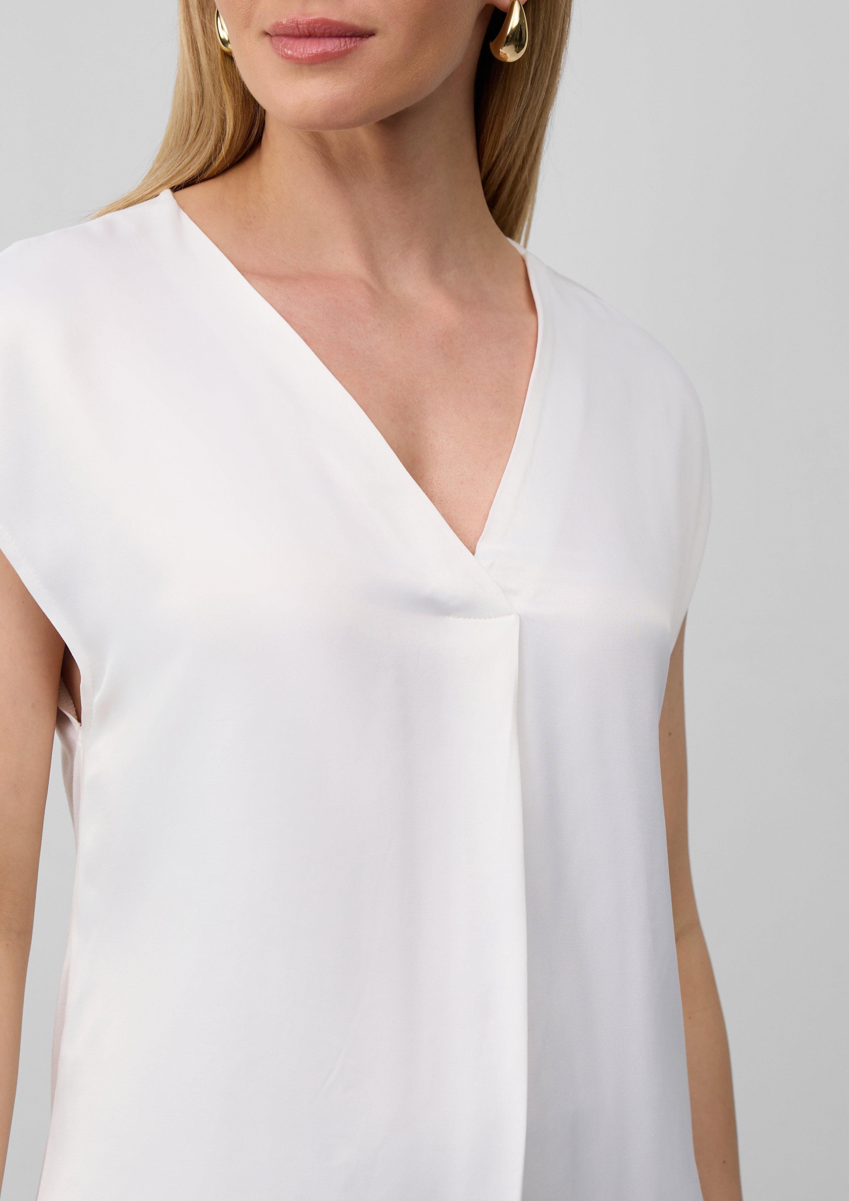 s.Oliver BLACK LABEL Kurzarmshirt Blusenshirt im günstig online kaufen