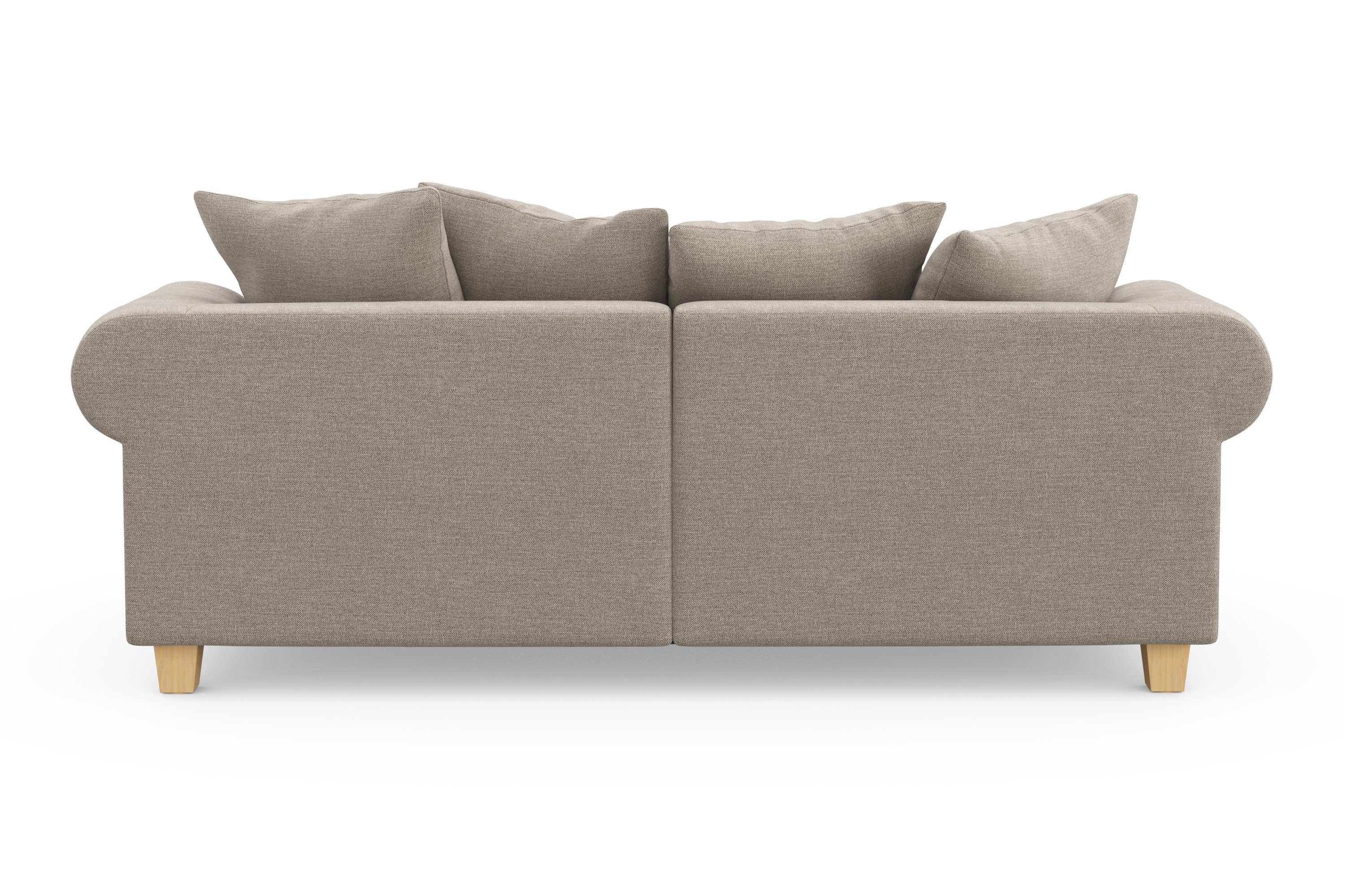 Design, Sitzkomfort Megasofa, 2 kuschelige Home Queenie weichem Teile, und Big-Sofa affaire viele mit Kissen zeitlosem