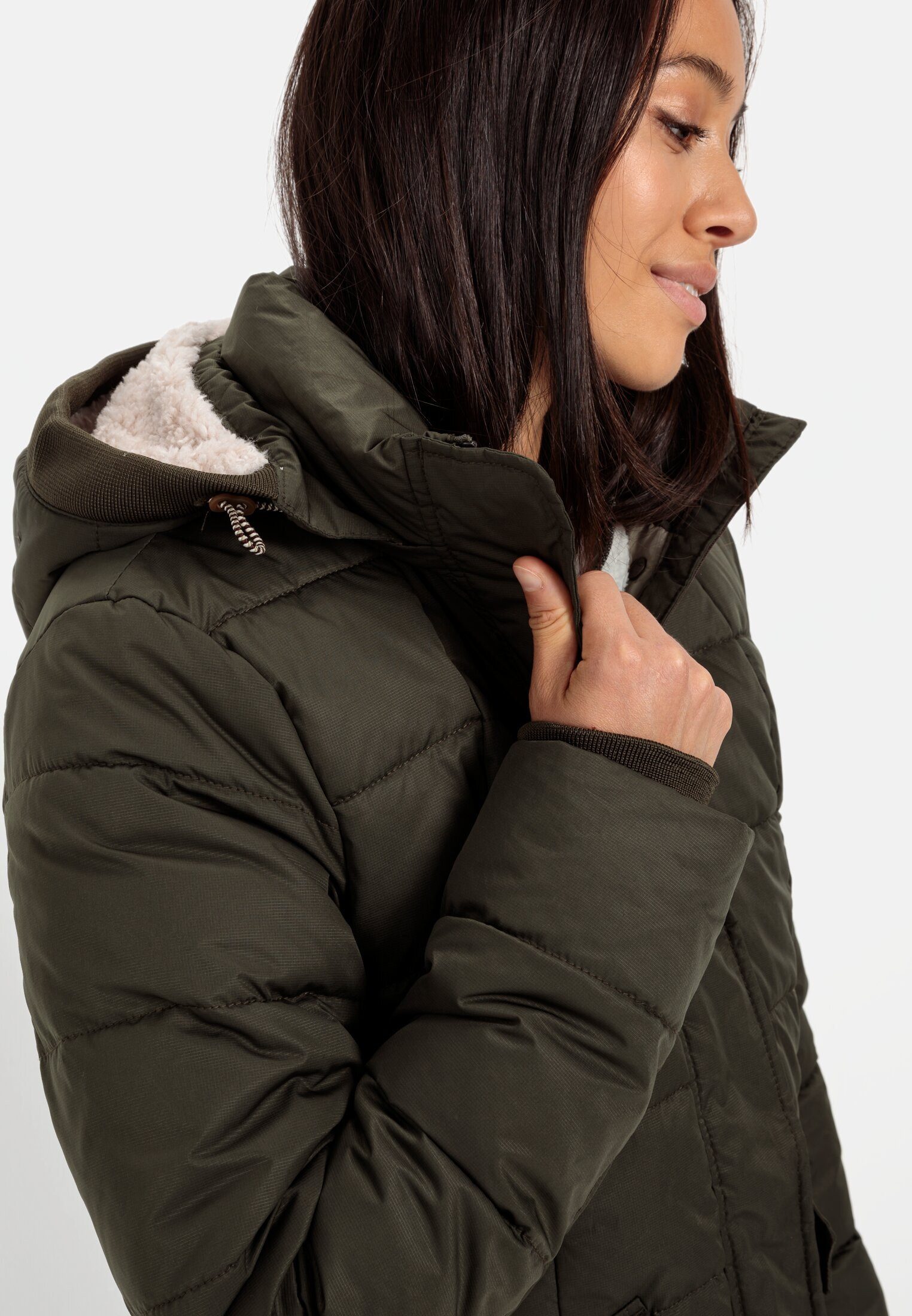 camel active Winterjacke mit abnehmbarer Kapuze