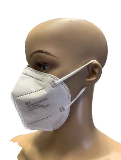 BURI Gesichtsmaske 32x 40er-Pack FFP2 Mundschutz Feinstaubmaske