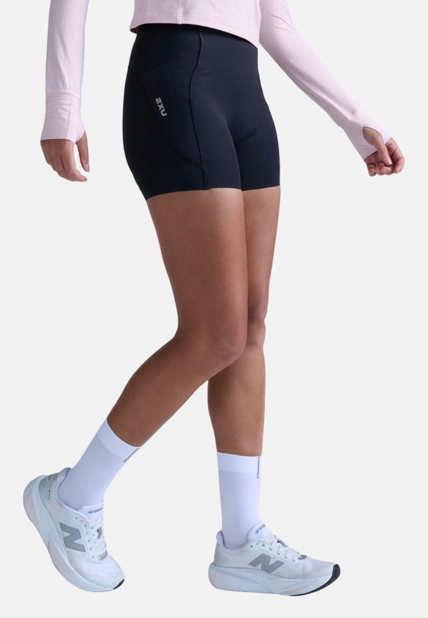 2xU Laufshorts Aero Mesh Hi-Rise 4 Inch Shorts (1-tlg)
