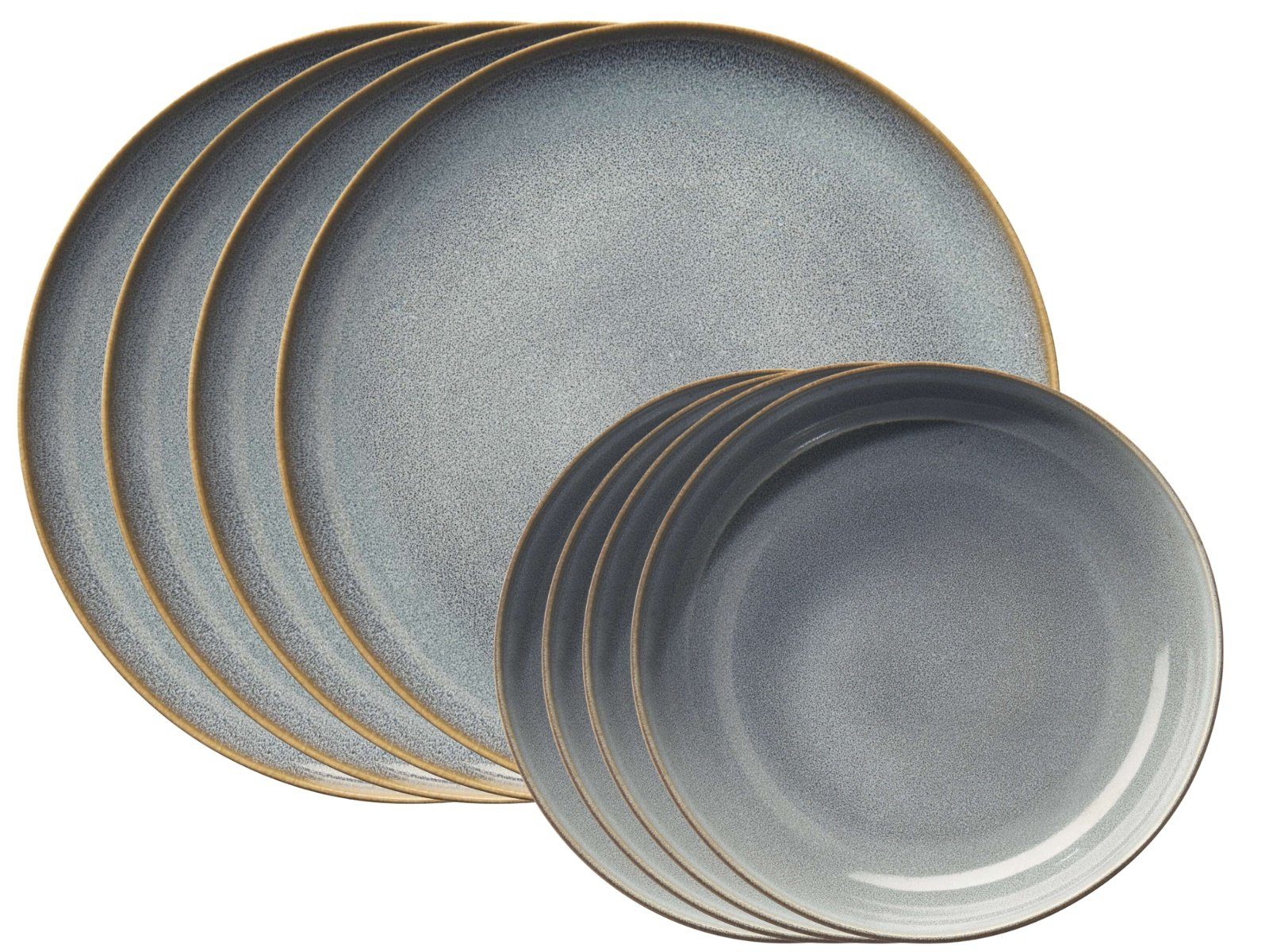 ASA SELECTION Tafelservice SAISONS Tafelset denim 8tlg, Steinzeug