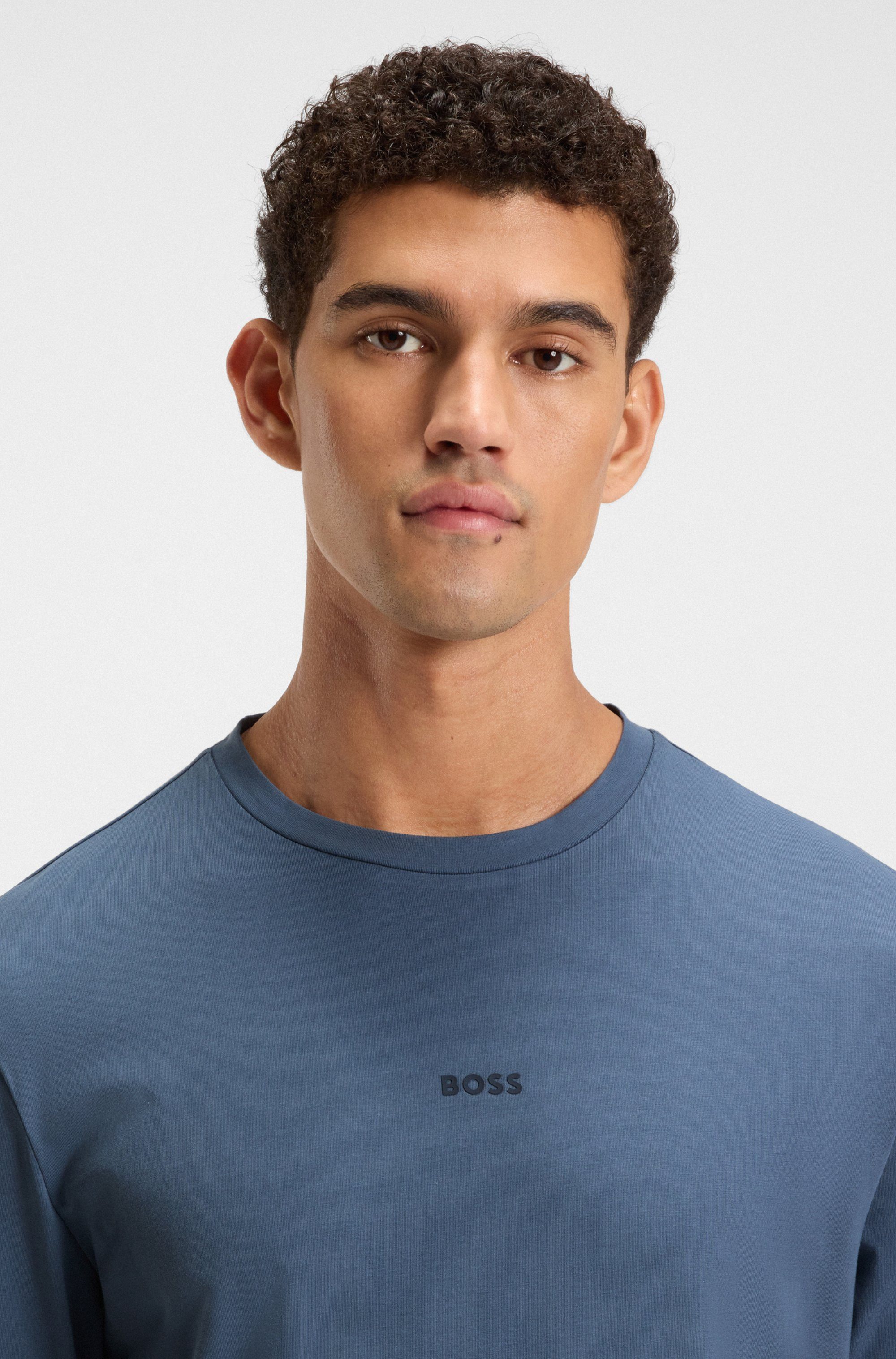 BOSS ORANGE Langarmshirt TChark mit Logo-Schriftzug günstig online kaufen