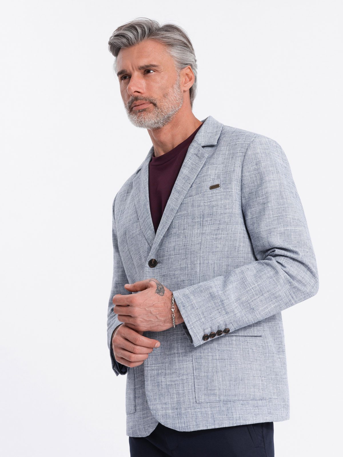 OMBRE Sakko Sakko mit Leinen im günstig online kaufen