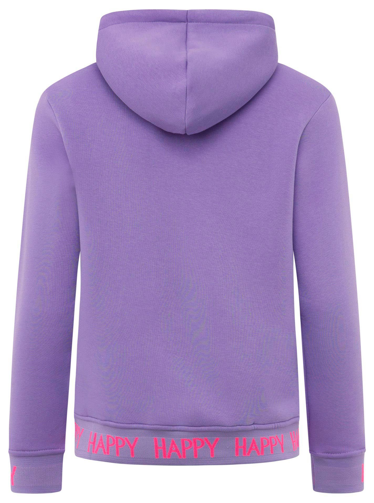 Zwillingsherz Hoodie "Always Positive" Kapuze, Stickerei, Fronttasche, Bünd günstig online kaufen