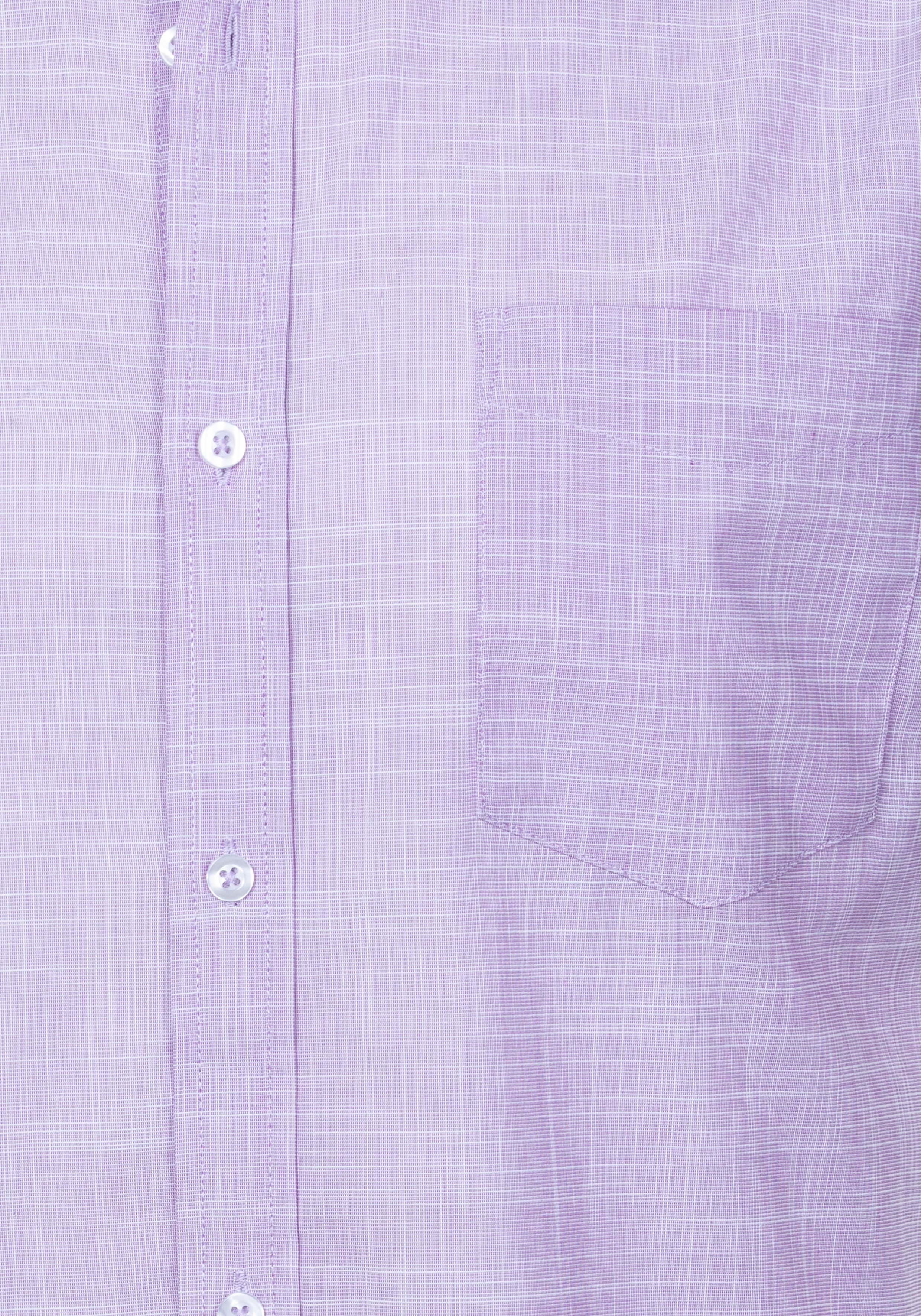 H.I.S Kurzarmhemd Regular Fit, Stehkragenhemd mit Brusttasche, reine Baumwolle