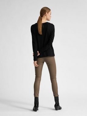 SELECTED FEMME T-Shirt Longsleeve Shirt Basic Sweater SLFSTANDARD Dünner Pullover (1-tlg) 3831 in Schwarz