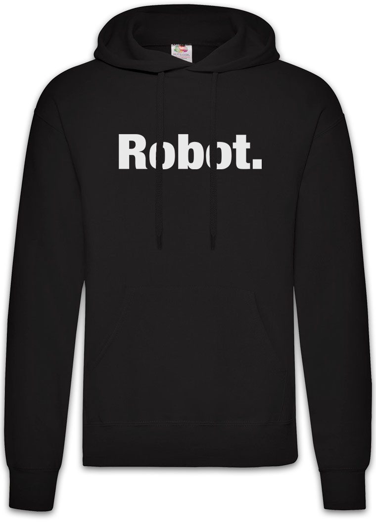 Hoodie Robot Herren Hoodie NPC Slogan Spruch Motto Fun Spaß Comedy Joke