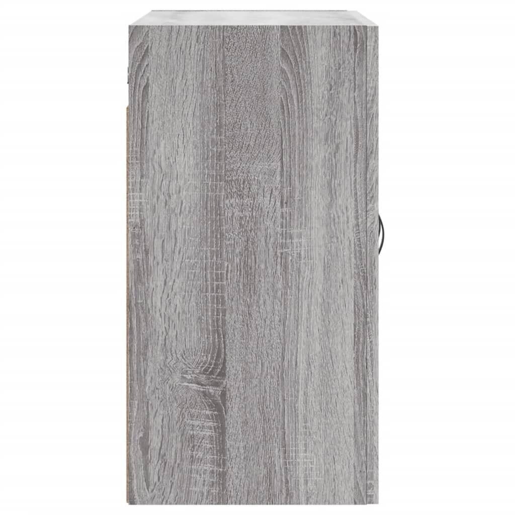 vidaXL Fächerschrank Wandschrank Holzwerkstoff (1-St) 60x31x60 Grau Sonoma cm
