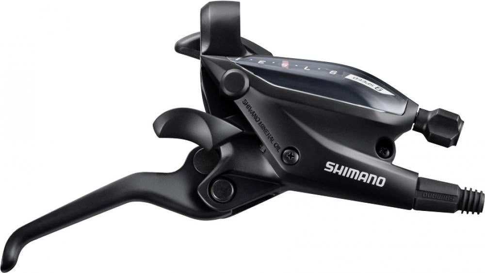 Shimano Scheibenbremse SHIMANO Schalt-/Bremshebel ST-EF505 9-fach Rechts 3 Finger - 9-fach, S