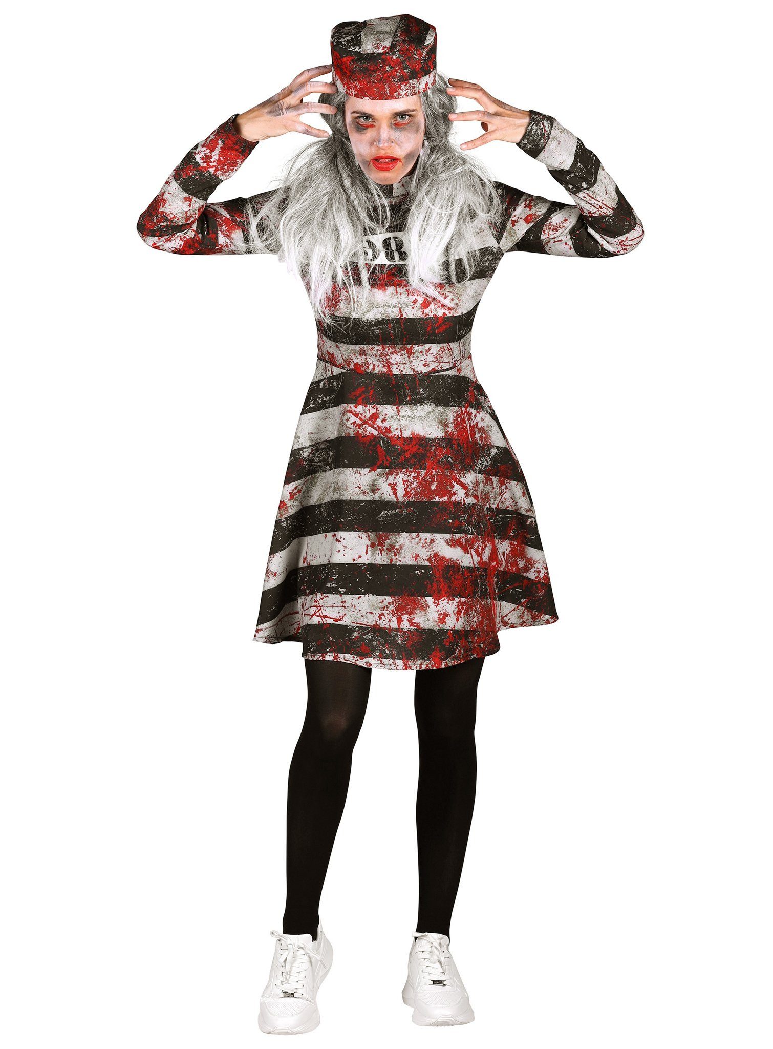 thetru Zombie-Kostüm Zombie Gefangene - Halloween Kostüm Damen