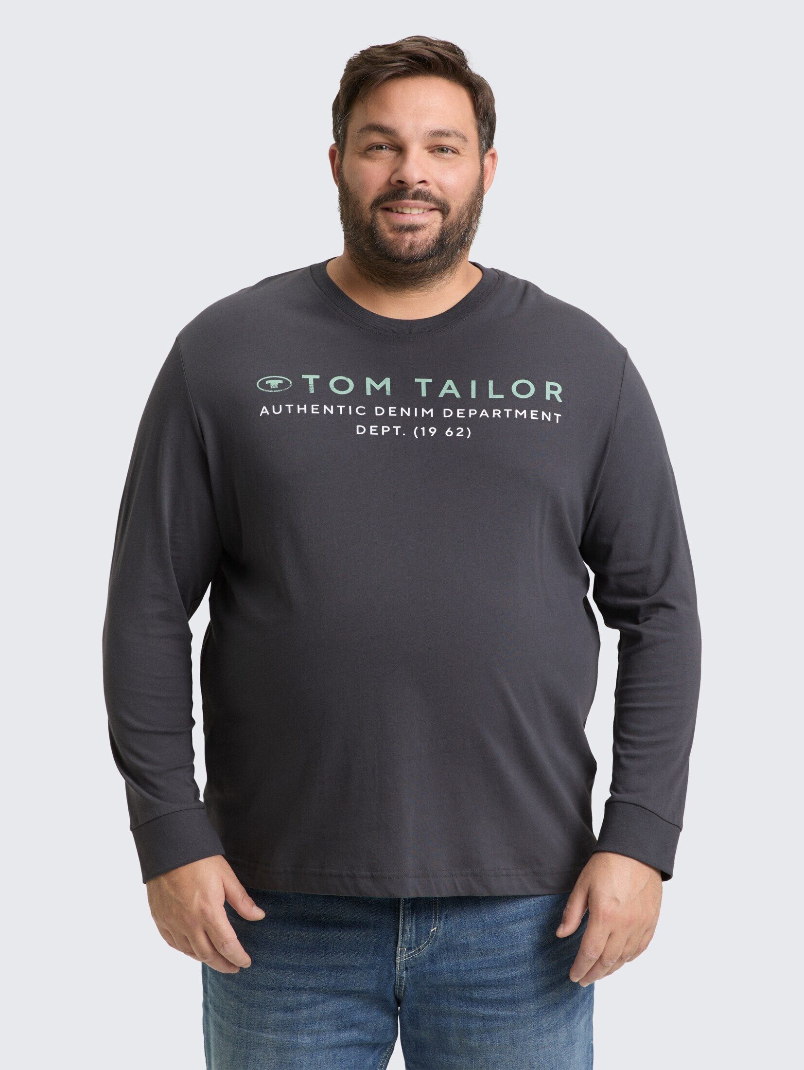 TOM TAILOR PLUS Langarmshirt T-Shirt Plus günstig online kaufen
