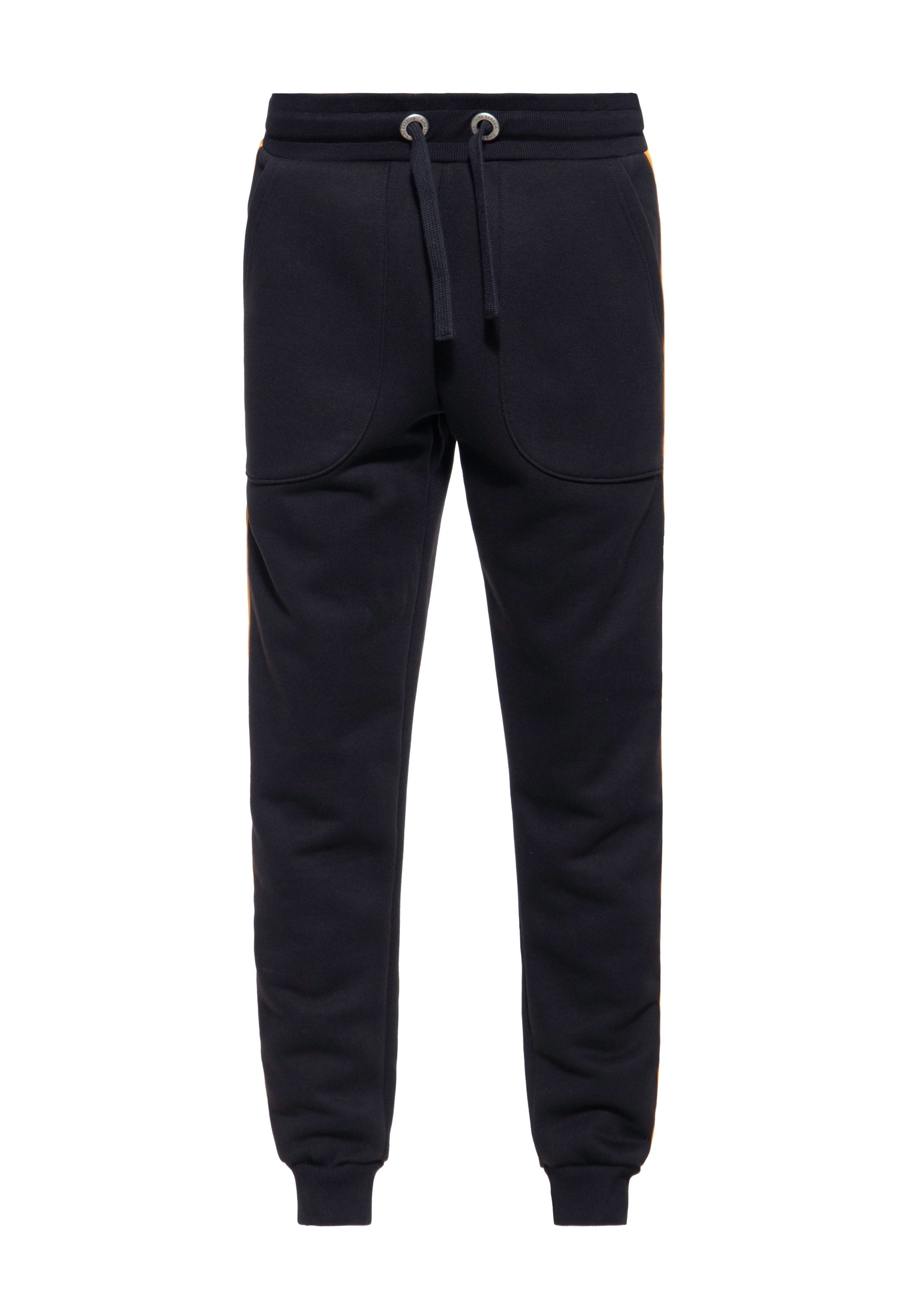 KingKerosin Jogginghose Natural Born Badass mit Schriftzug seitlich