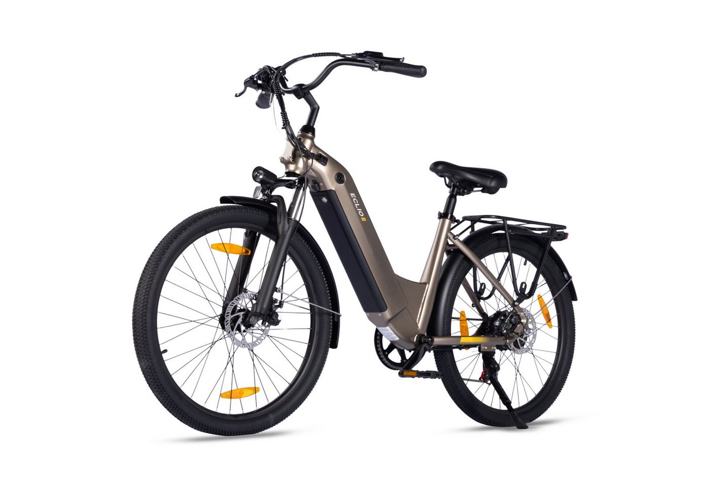 PixelPilot E-Bike Trekkingrad Elektrofahrrad Tiefeinstieg 26" Cityrad 18,2Ah Akku 80km Reichweite, 7 Gang, Nabenmotor, 655,2 Wh, (Packung)