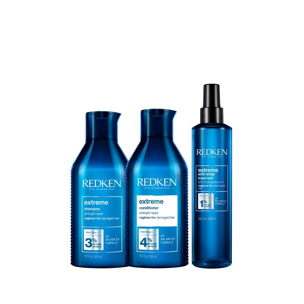 Haarpflege-Set REDKEN EXTREME Intensivpflege Set Shampoo+Conditioner+Anti-Snap