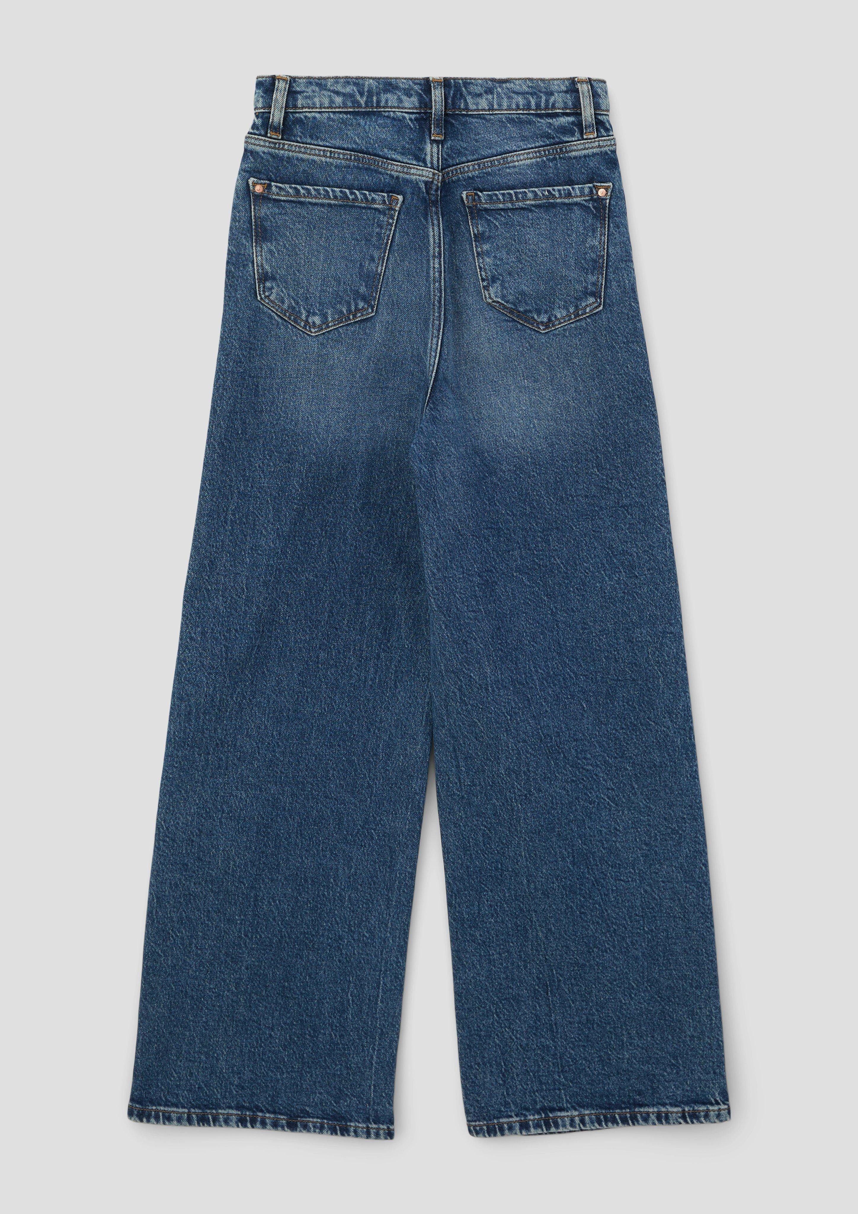 Super Fit Leg s.Oliver Rise Jeans / Regular / Wide Stoffhose / High Waschung
