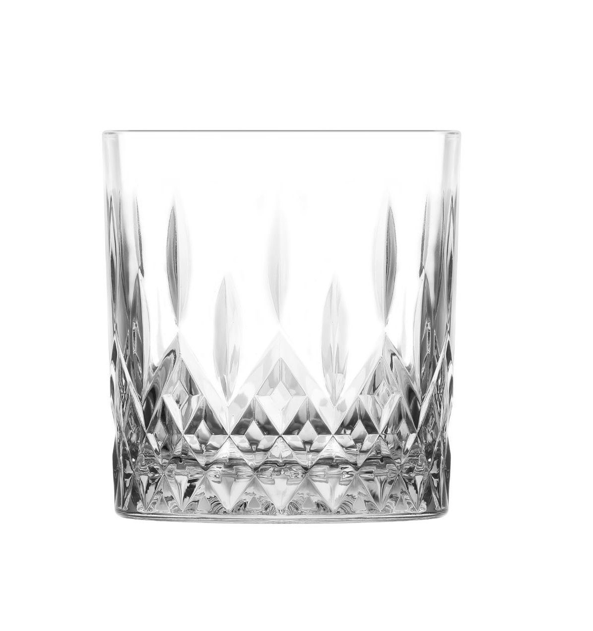 Sendez Whiskyglas 6 Whiskeygläser 280ml mit Relief Wassergläser Longdrinkgläser, 6-tlg., Glas – Bild 4 von 4