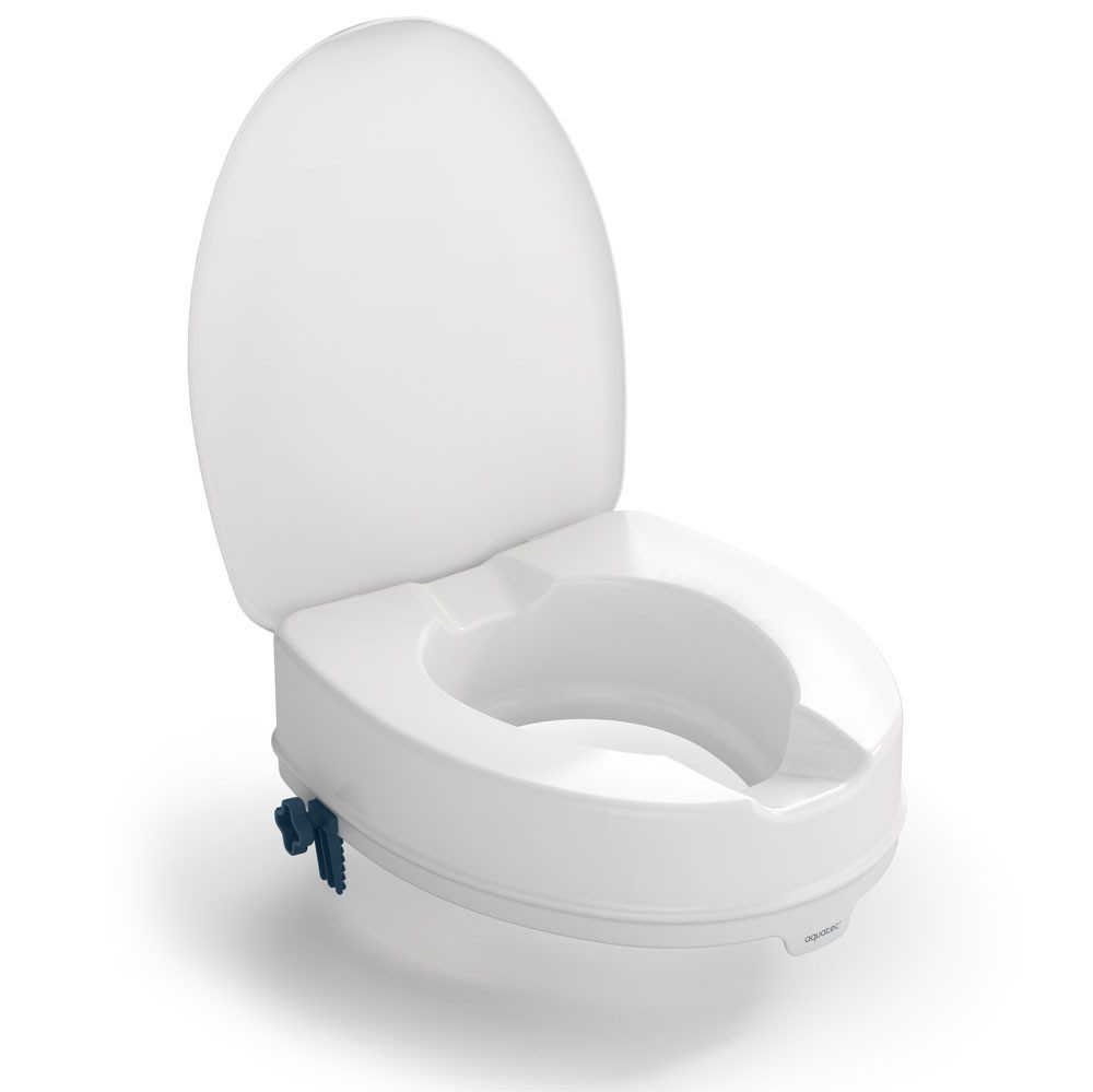 Invacare Toilettensitzerhöhung Toilettensitzerhöhung Aquatec Pure Cala mit Deckel