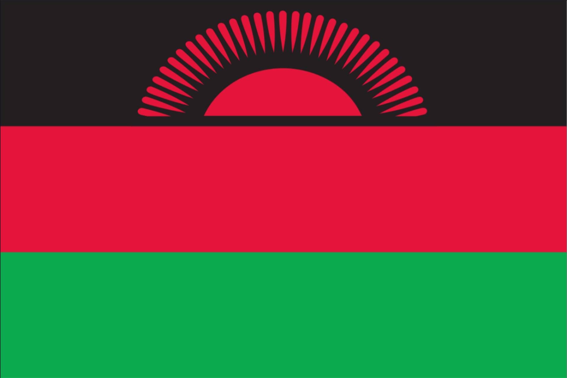 Malawi Flagge g/m² 80 flaggenmeer