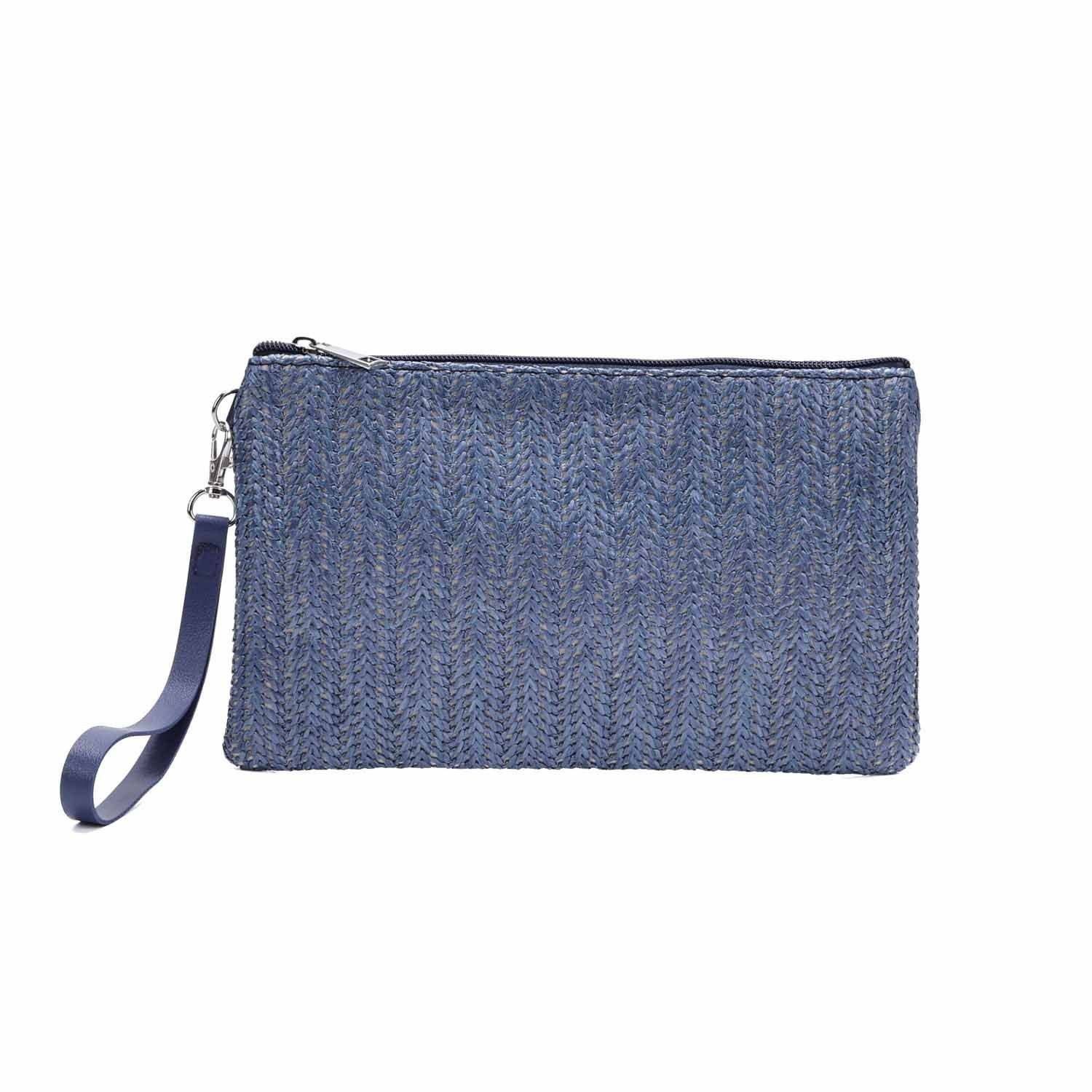 Schultertasche Damen Tasche Strohtasche Strand Geldbörse Handtasche Clutch Smartphone