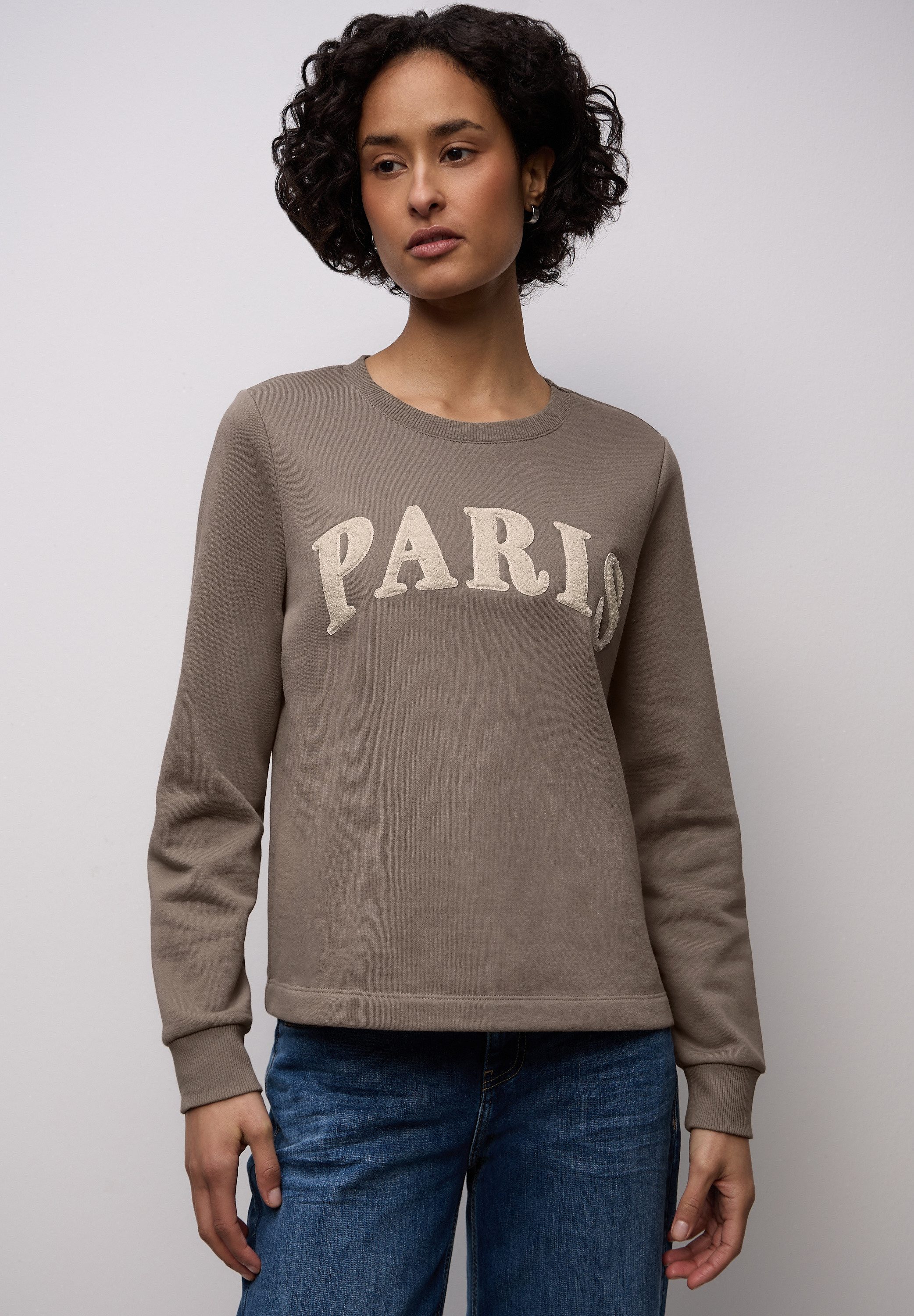 STREET ONE Sweatshirt mit Wording günstig online kaufen