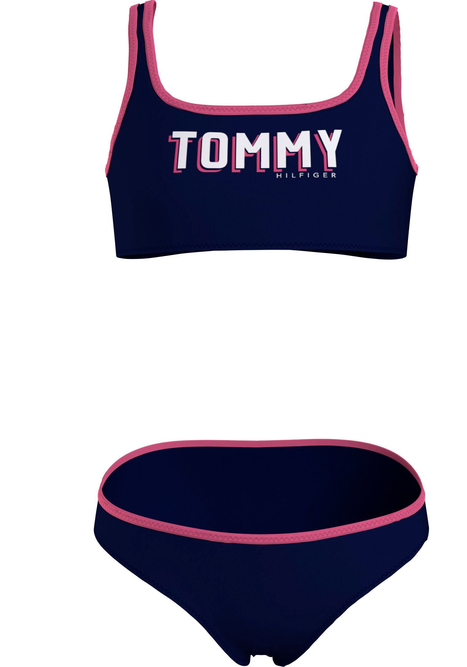 Tommy Hilfiger Swimwear Bandeau-Bikini »Bralette JuniorGraphic TH« (Set,  2er-Pack) mit Tommy Hilfiger Logo-Schriftzug online kaufen | OTTO