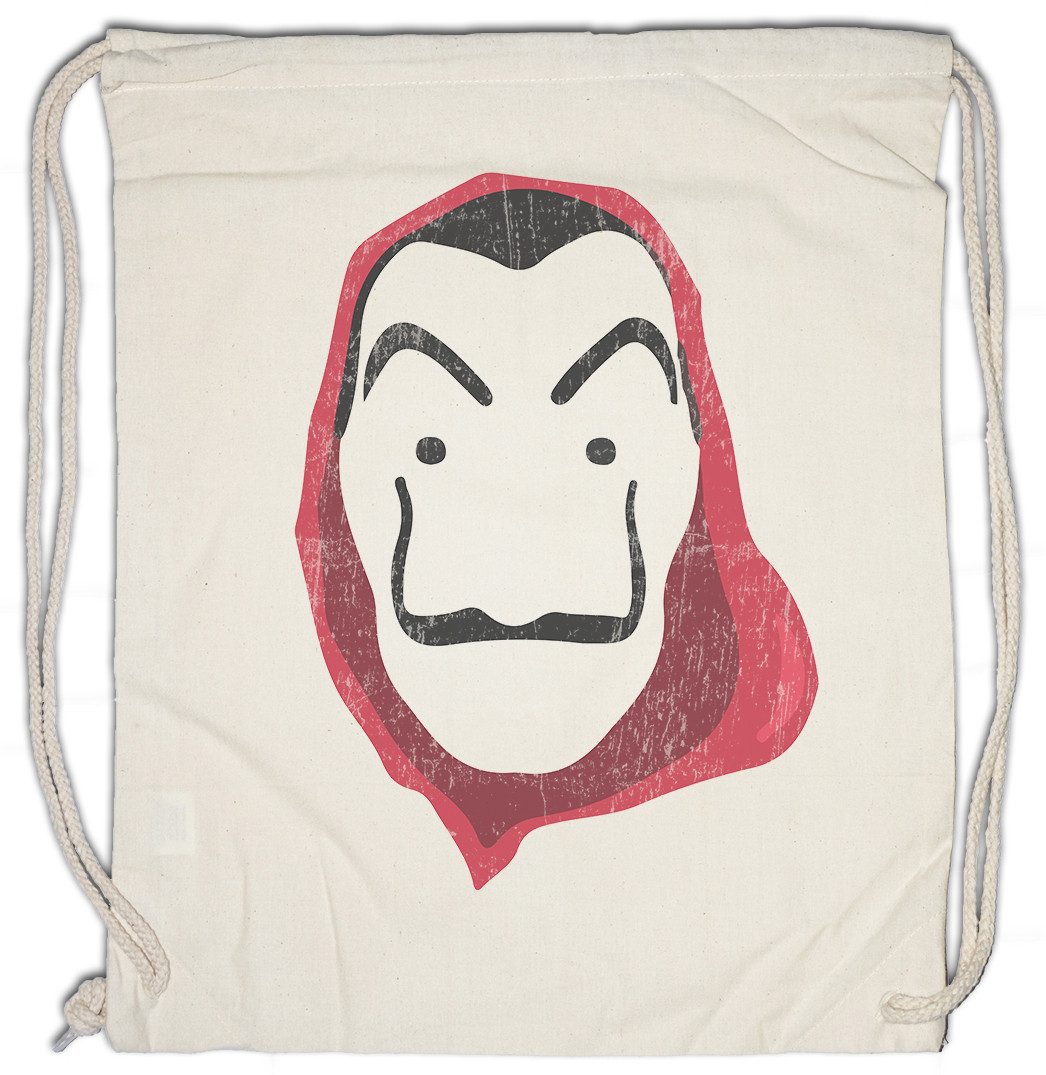 Turnbeutel Dali Mask II Turnbeutel Robbery Bank Money Cash Überfall Professor