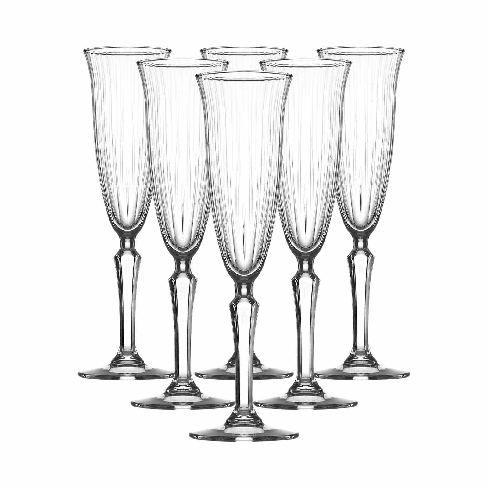 Ritzenhoff & Breker Sektglas Perpetuo Sektgläser 190 ml 6er Set, 6-tlg., Glas