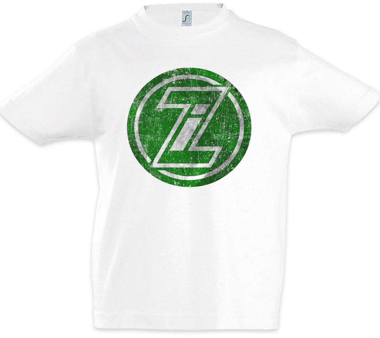 Print-Shirt Zorin Industries II Kinder T-Shirt Zeichen Sign Insignia Logo Company