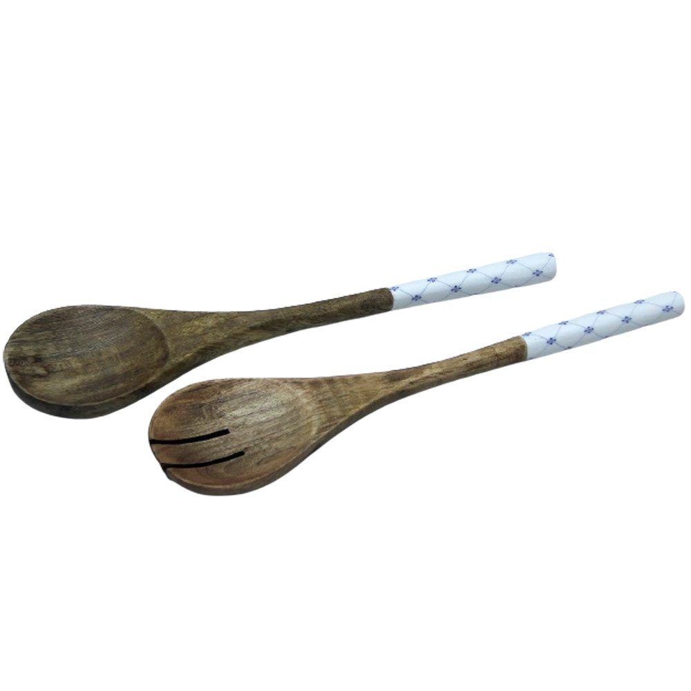 van Deurs Danmark Salatbesteck Van Deurs Danmark Salatbesteck Mangoholz Emaillegriff nordic Design (2 er Set), Salatbesteck, Mangoholz, Emaillegriff, 2er Set, nachhaltig