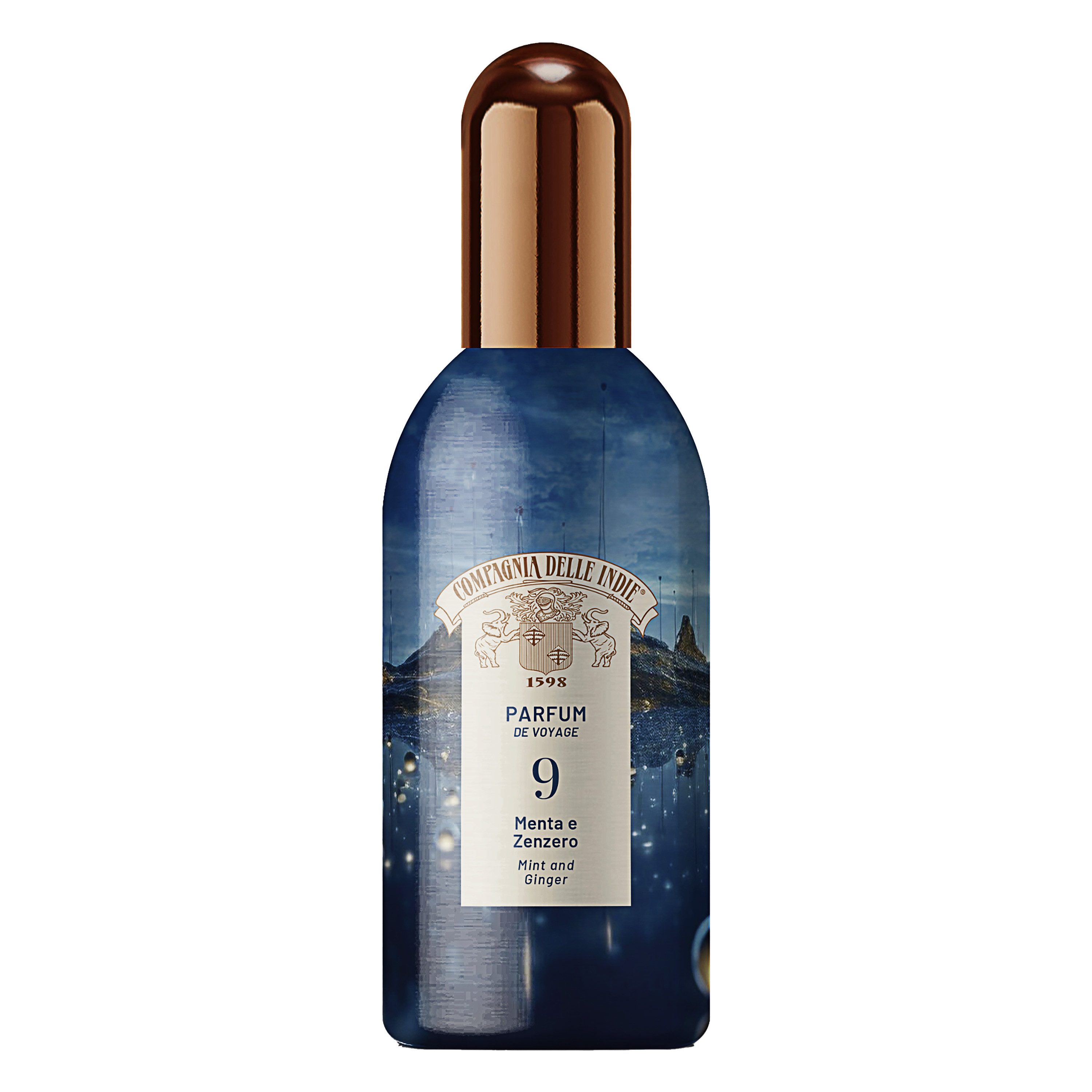 Compagnia delle Indie Eau de Parfum Parfum de Voyage 9 Minze & Ingwer, 100 ml – frisch & würzig