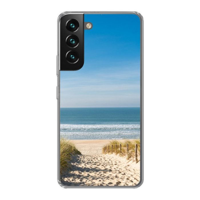 MuchoWow Handyhülle Strand - Meer - Düne - Sand - Sommer Phone Case Handyhülle Samsung Galaxy S22+ Silikon Schutzhülle