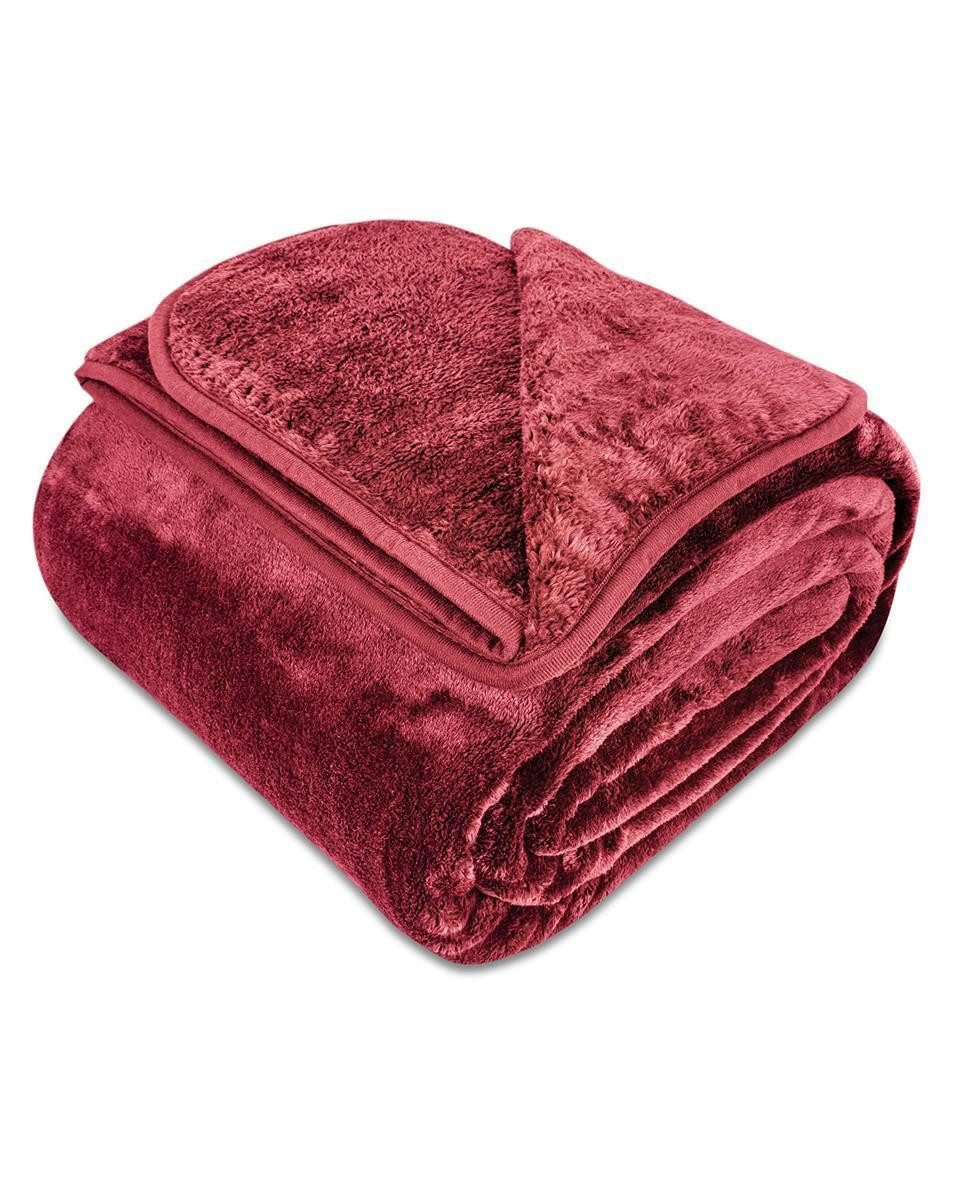 Wohndecke Cashmere-Feeling Kuscheldecke super weich & flauschig – Fleecedec günstig online kaufen