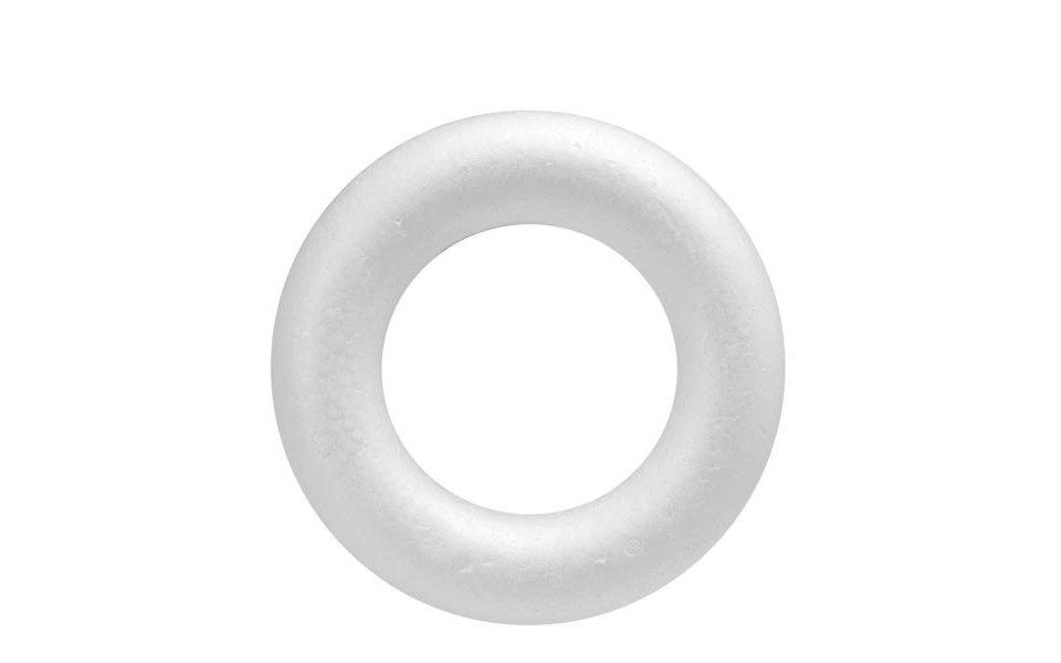 Glorex Styropor-Scheibe Glorex Styroporhalbring Ø 25 cm