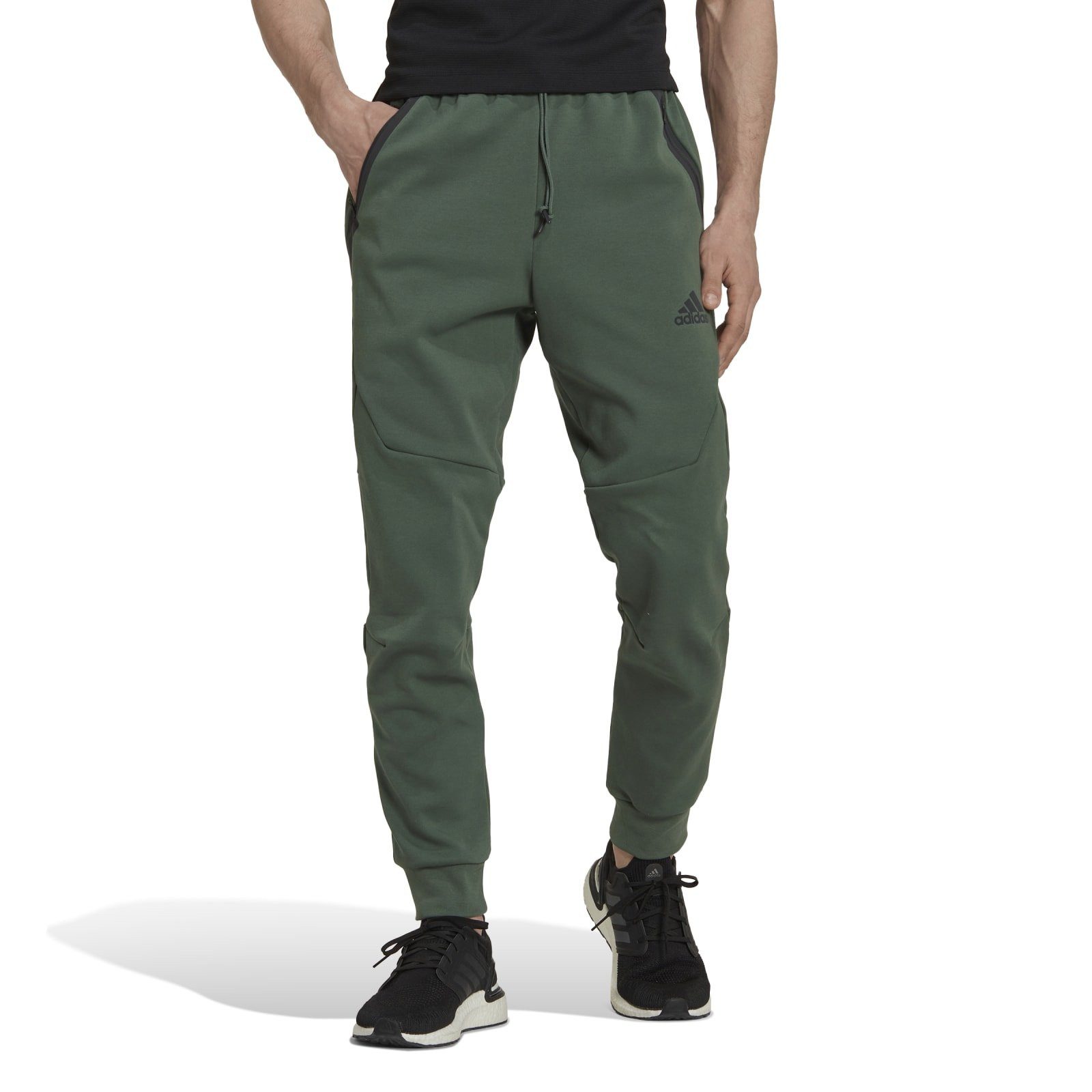 Trainingshose Designed for Gameday (Baumwollmix, schmal) lang grün Herren
