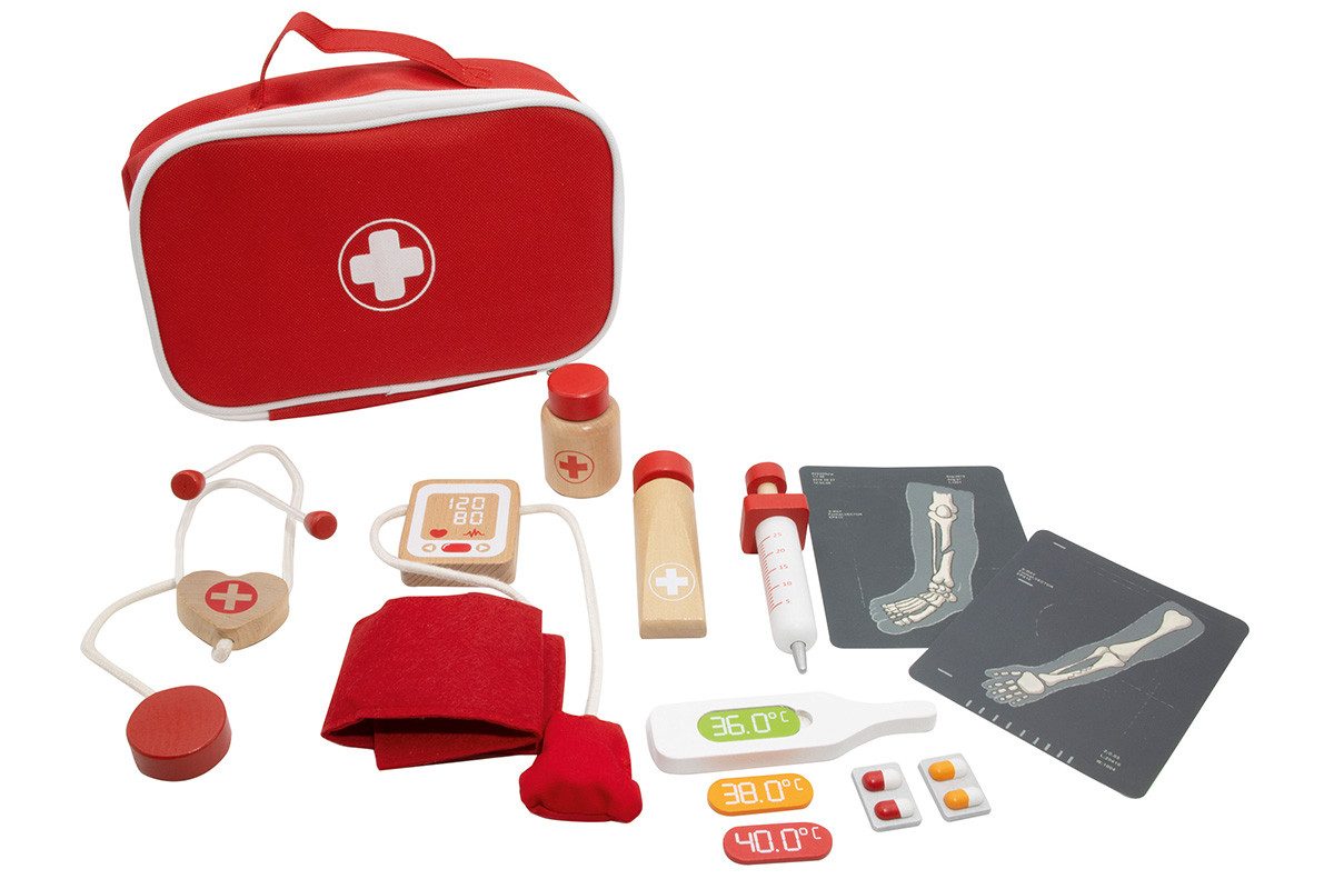 Spielzeug-Arztkoffer Rollenspieltasche Arzt