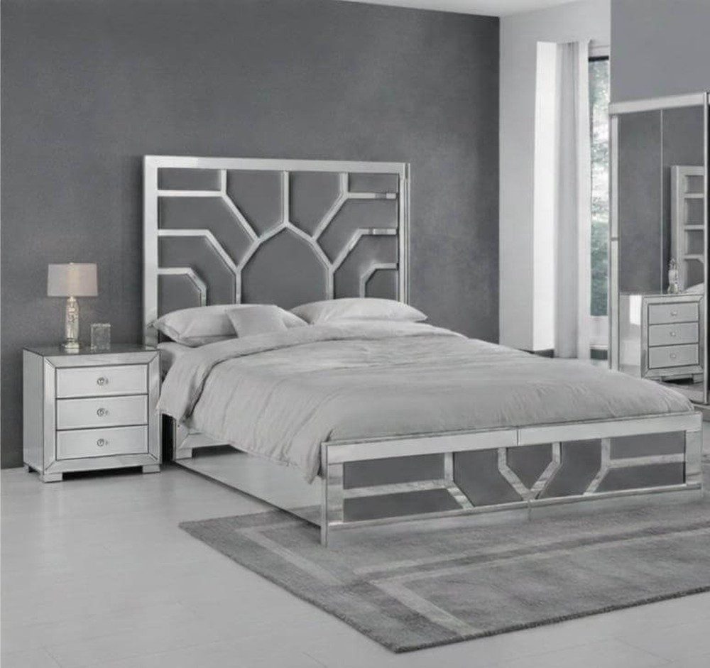Schlafzimmer-Set Elegantes Schlafzimmer-Set mit Bett aus Holz und Nachttisch