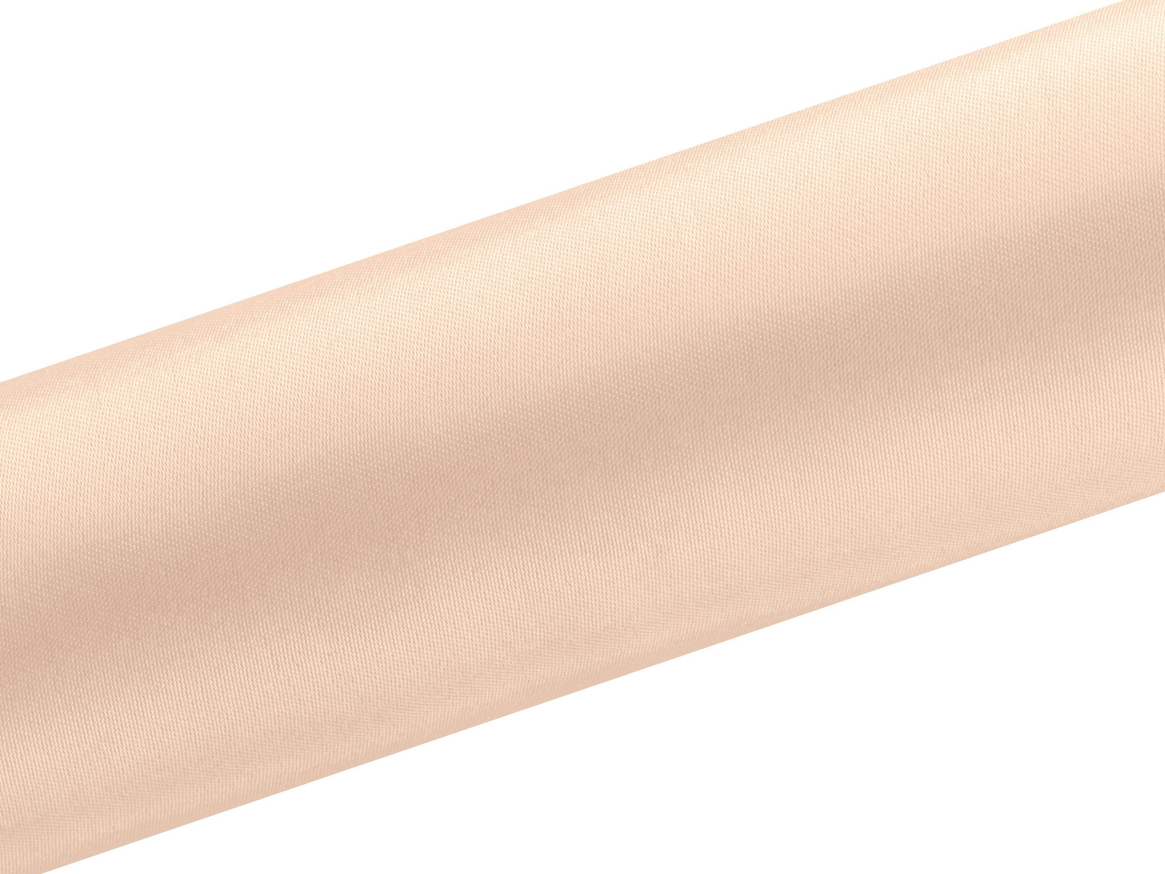 partydeco Hängedekoration Dekostoff Satin 0,16x9m Pfirsich