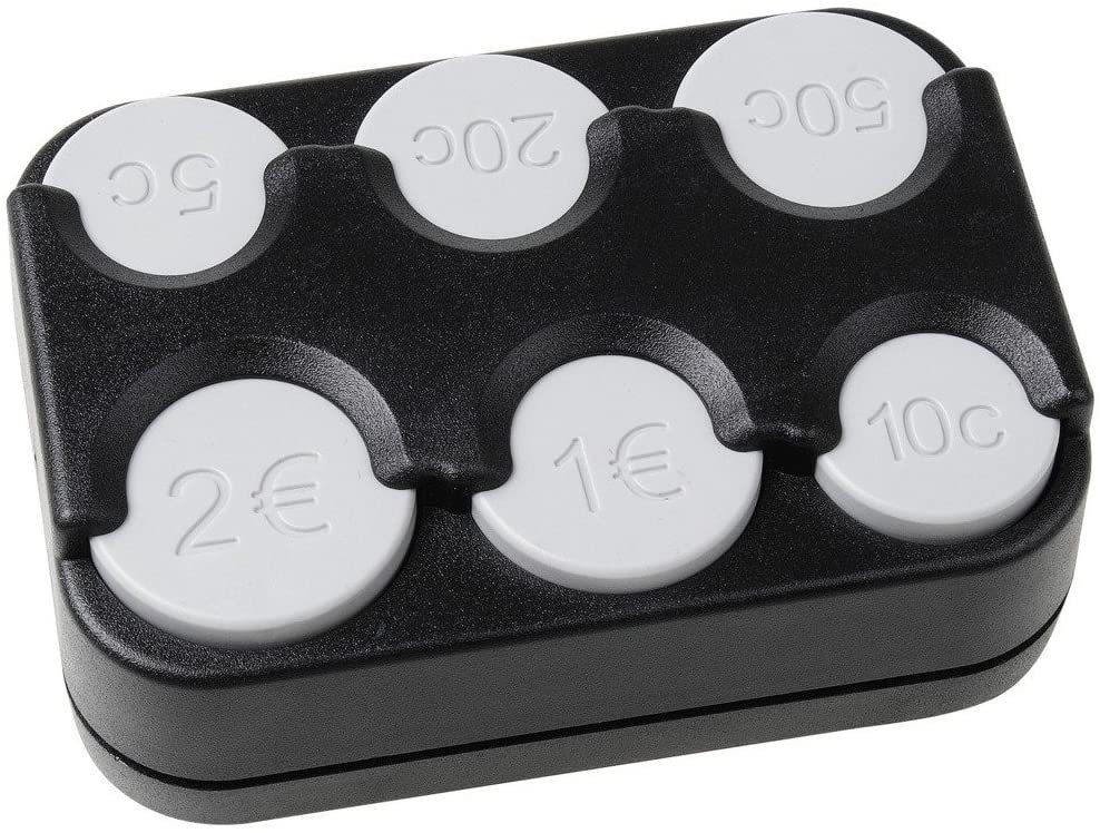 CarStyling Münzetui Münzbox Münzdose Münzen Kapsel 2 1 Euro Münzsortierer 50 20 10 5 Cent