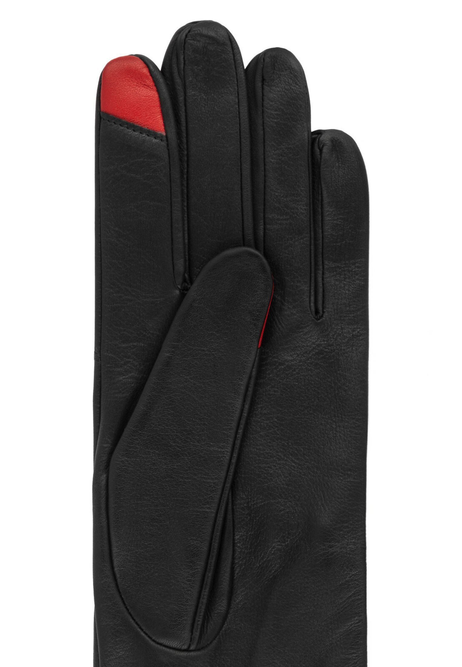 Roeckl Lederhandschuhe MEMPHIS TOUCH Fingerhandschuhe mit Verschluss
