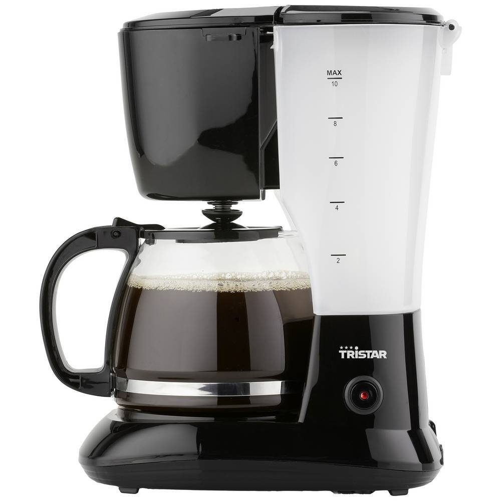 Fassungsvermögen Kaffeebereiter Tristar 1.25L mit Kaffeemaschine