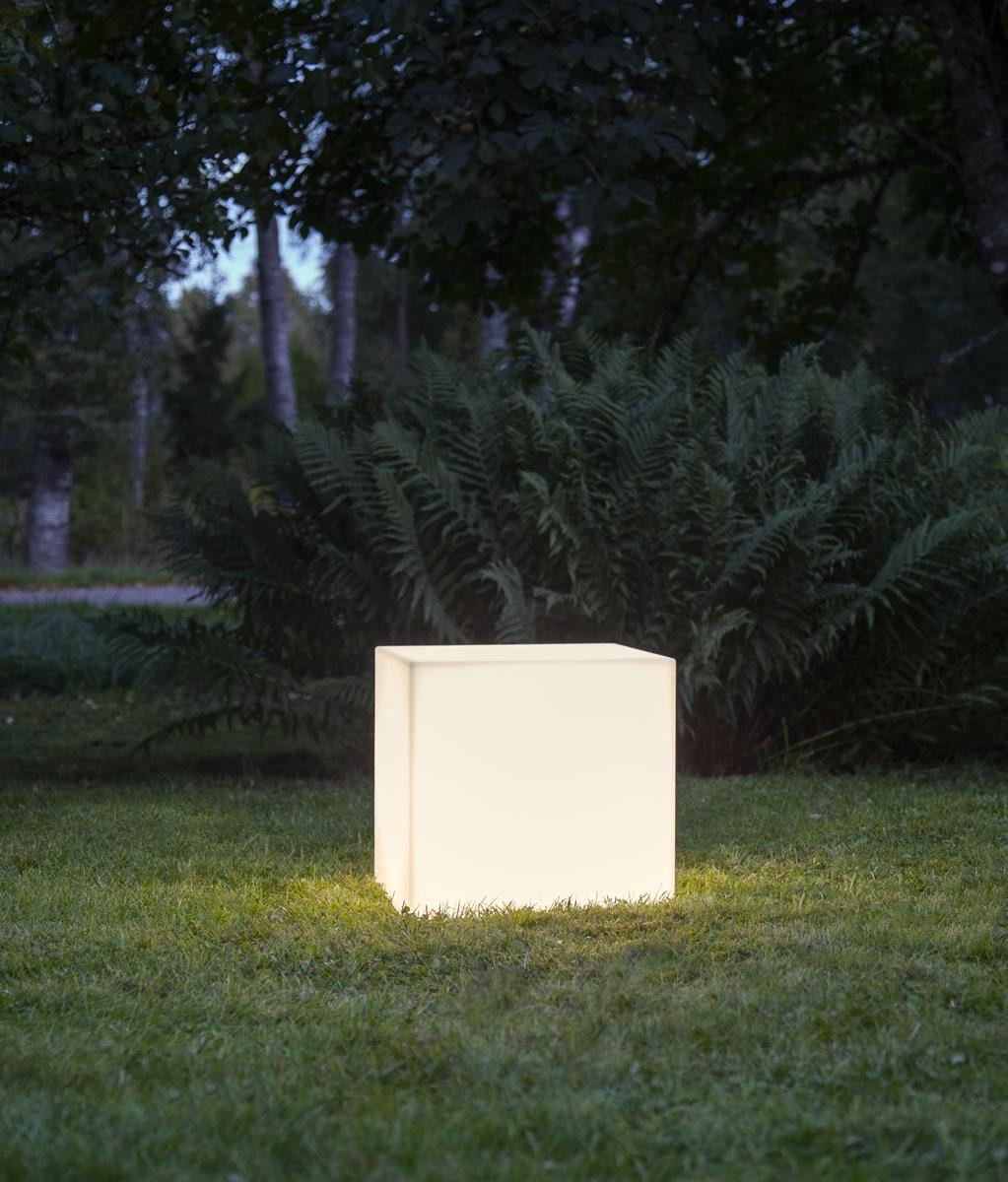STAR TRADING LED Würfel Würfel Tisch 38cm E27 Fassung Indoor Outdoor Beleuchtung