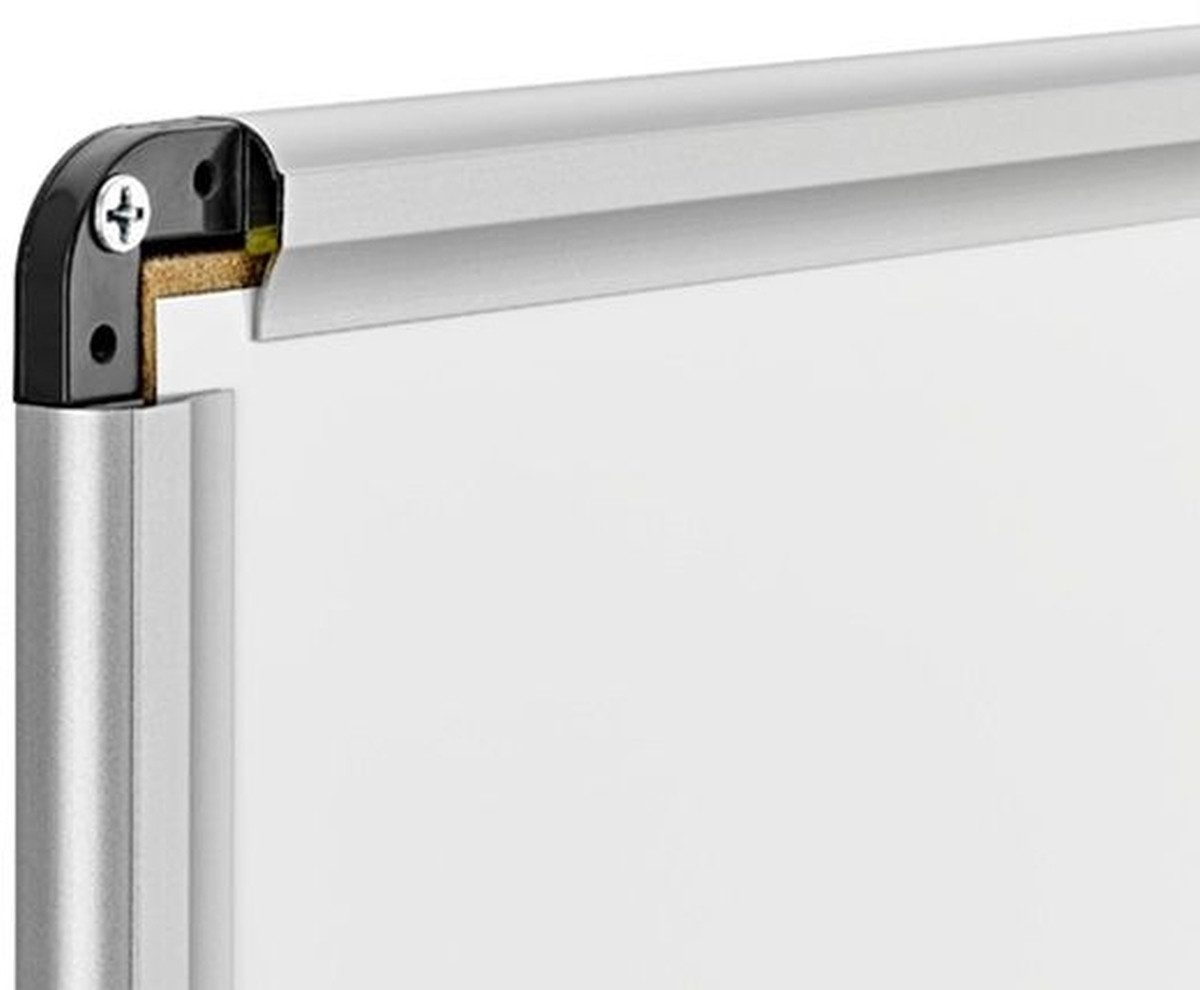 DAHLE Magnettafel Whiteboard Basic Board 100 x 200 cm Aluminiumrahmen (2 Stück)
