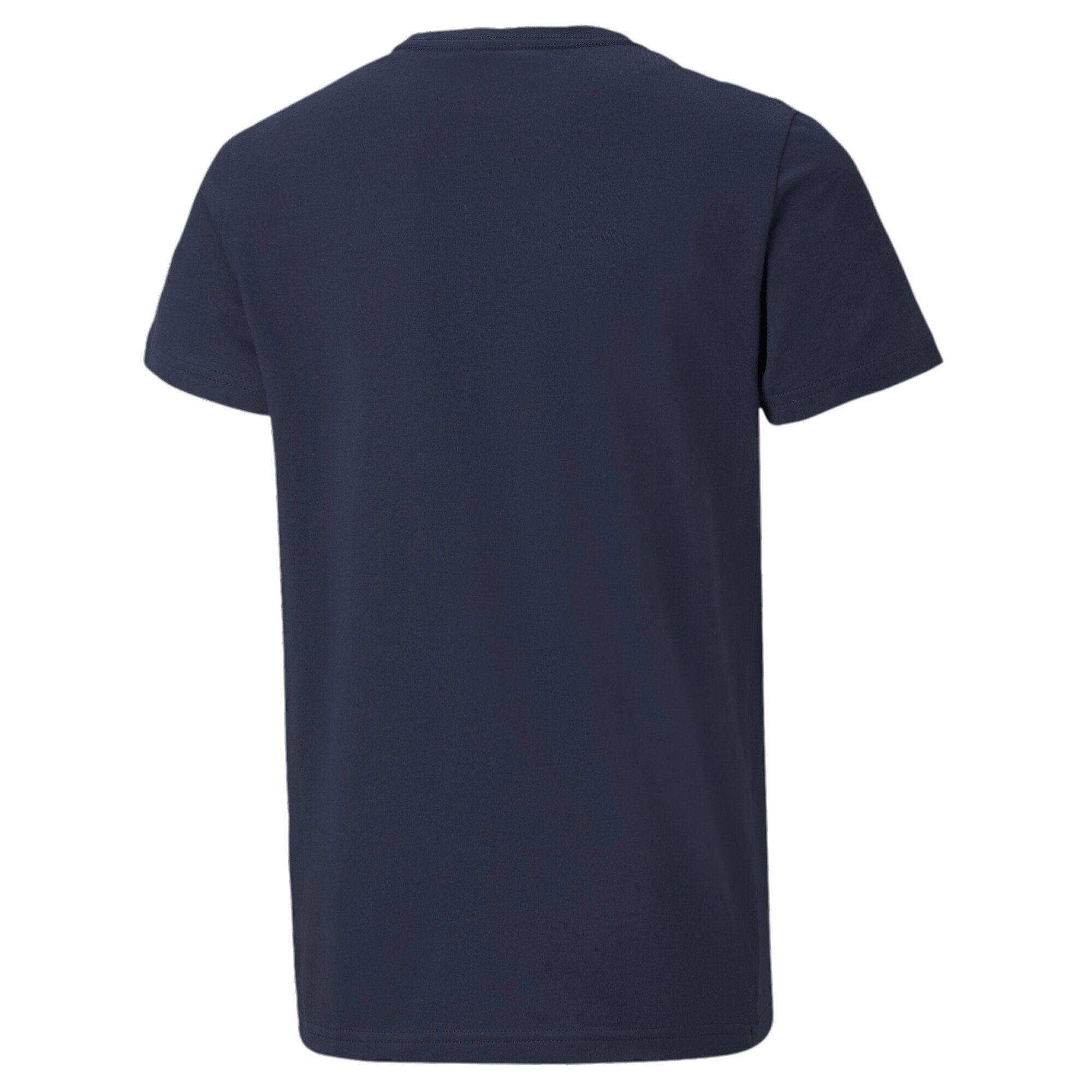 mit T-Shirt Peacoat T-Shirt PUMA Logo Essentials Jungen Blue