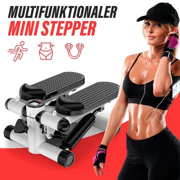 Sport-Knight® Mini-Stepper Aerobic Stepper, mit LED-Display, Resistancebänder, Anti-Rutsch-Pedale